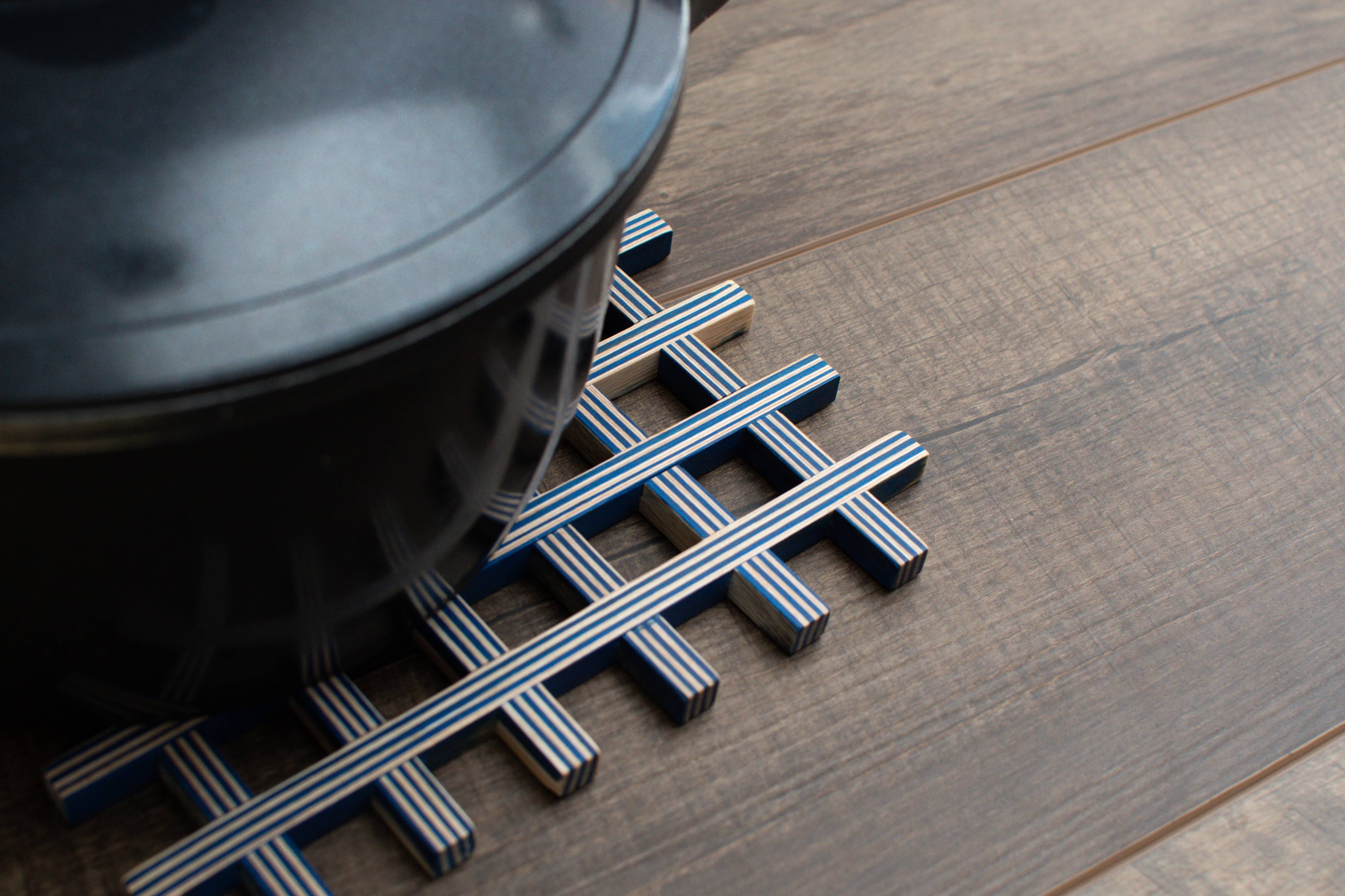 Island Bamboo - Blue Trivet - MaisonBeach