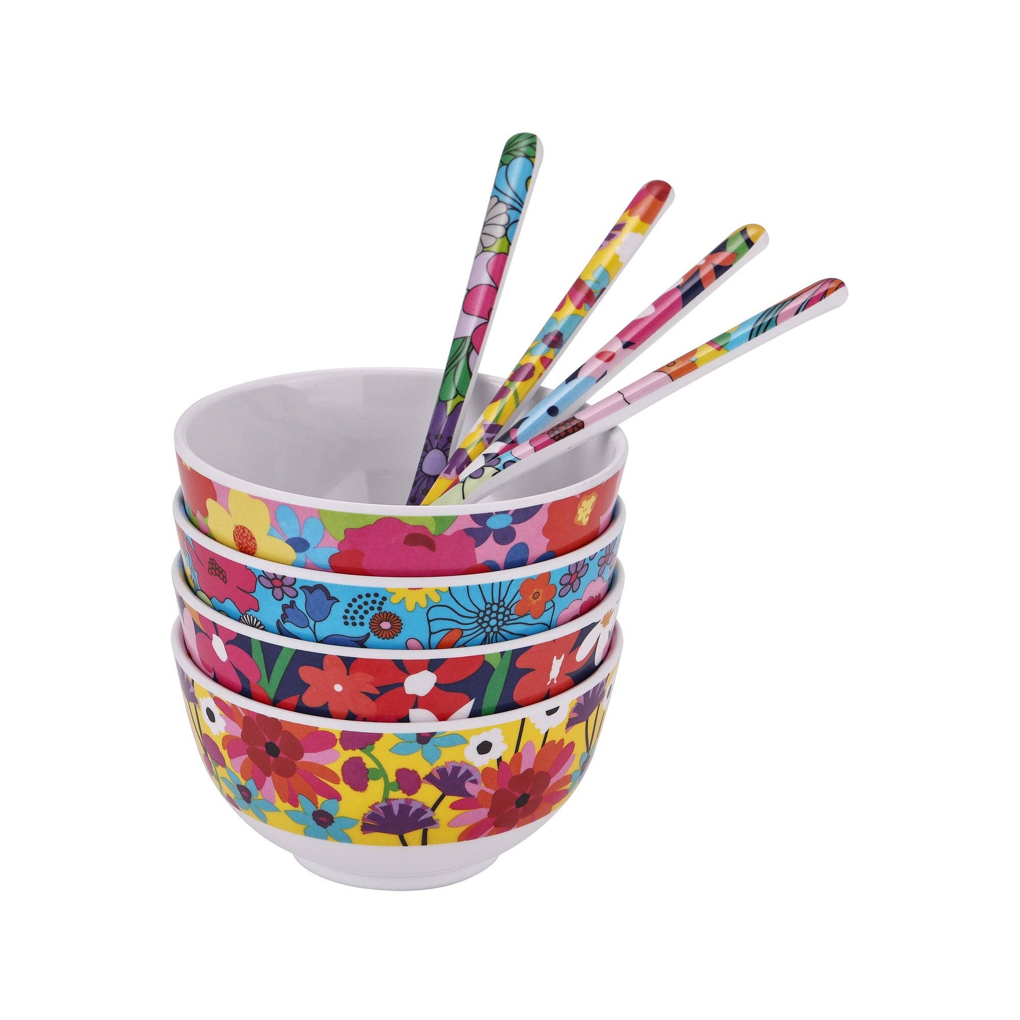 French Bull - Garden Floral Dessert Spoon Set