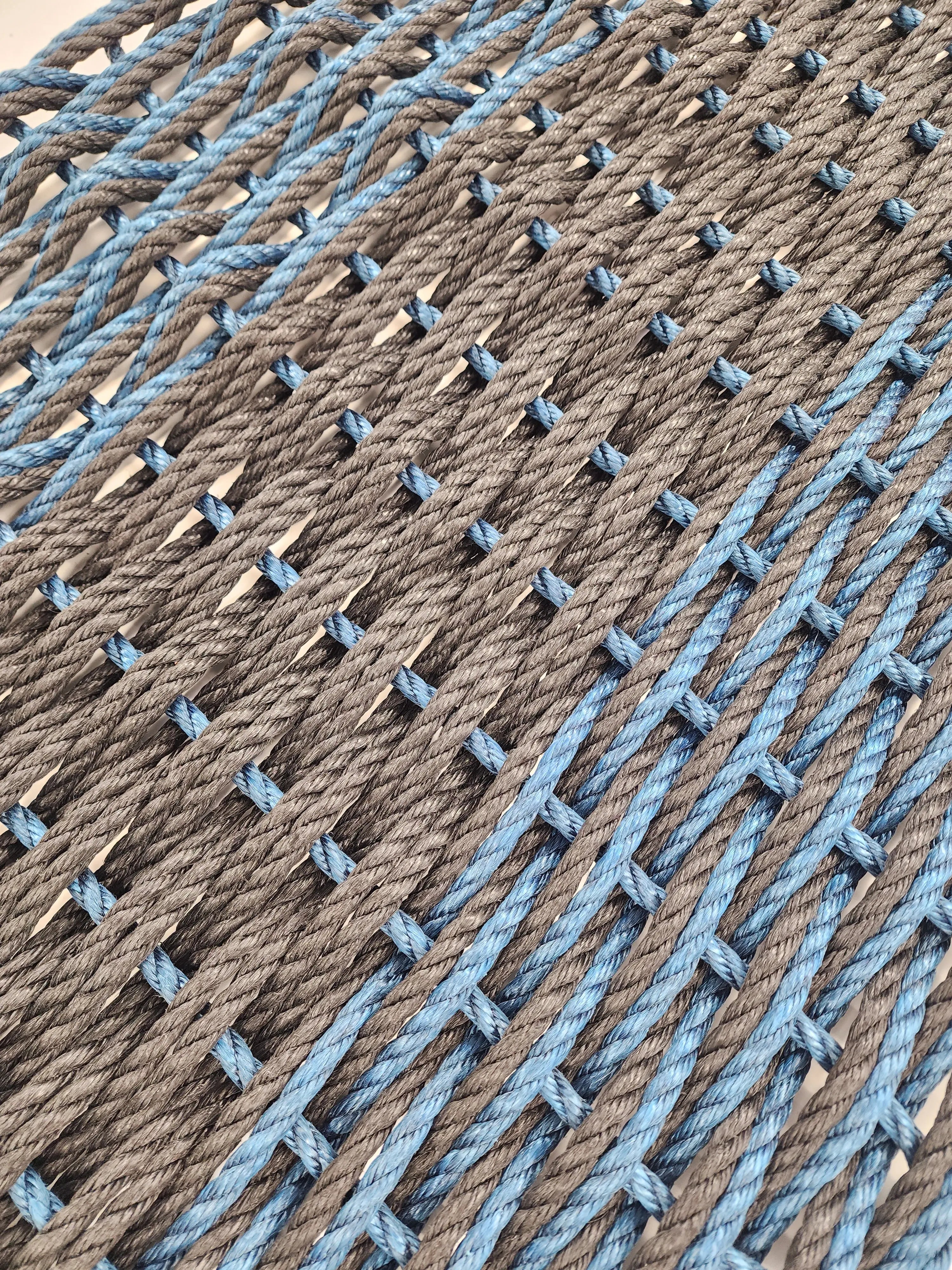 Large Double Weave Lobster Rope Mat, Vibrant Colors, Long Lasting Durable - MaisonBeach