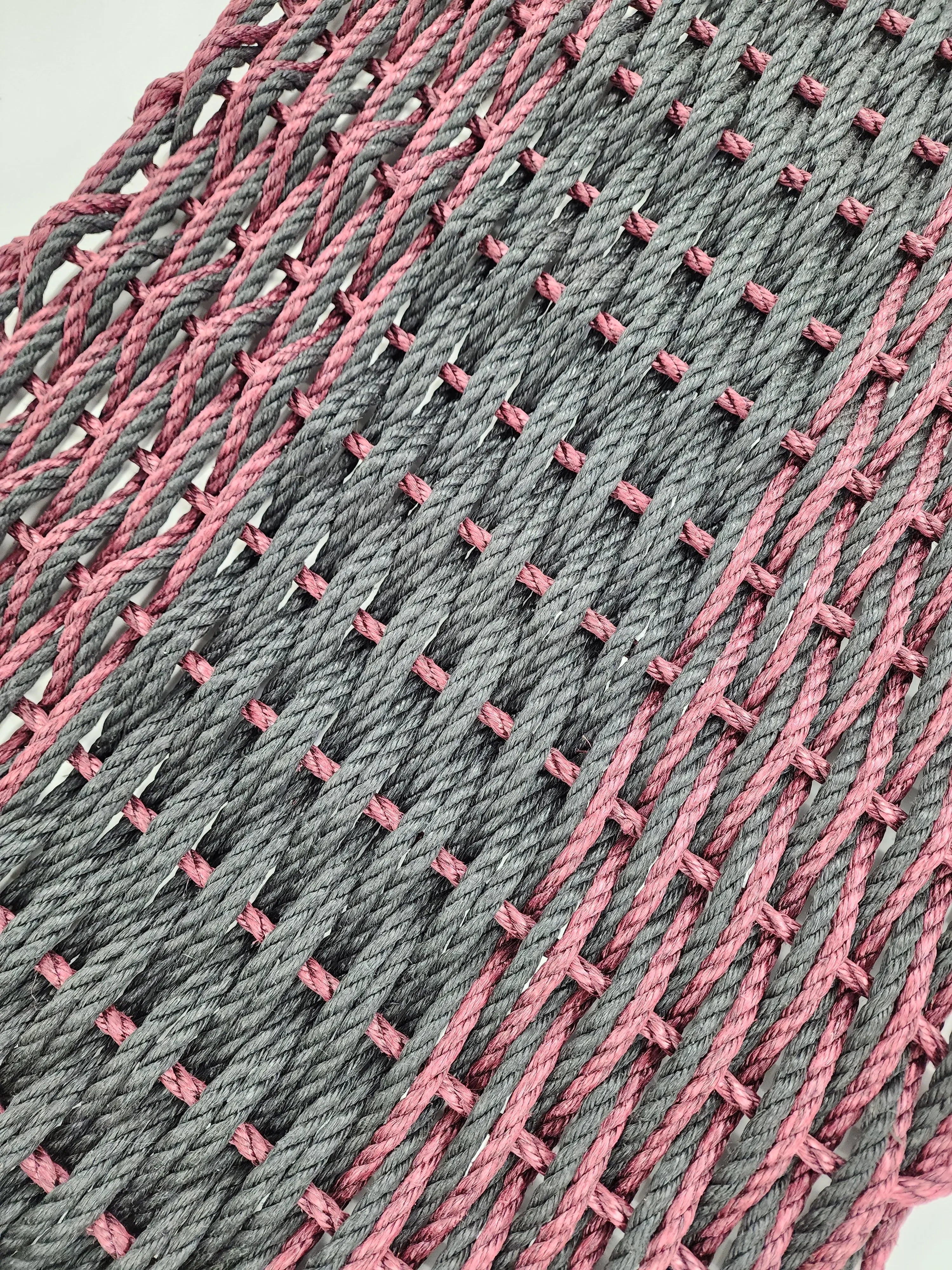 Large Double Weave Lobster Rope Mat, Vibrant Colors, Long Lasting Durable - MaisonBeach