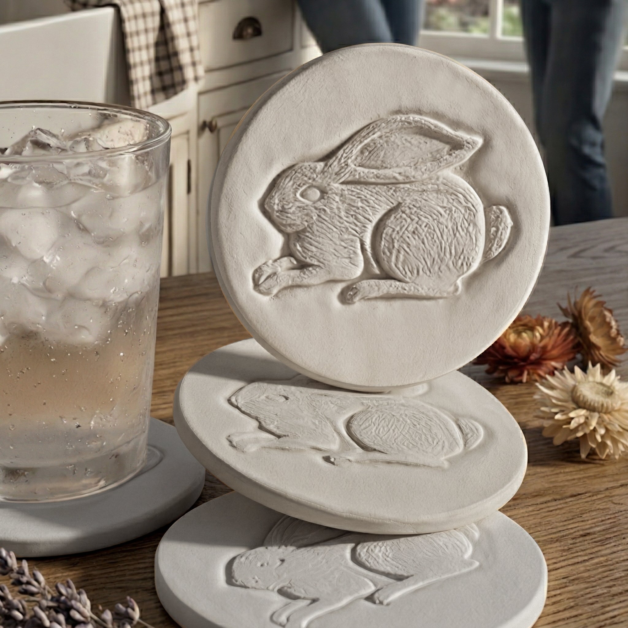 Rabbit Drink Coasters