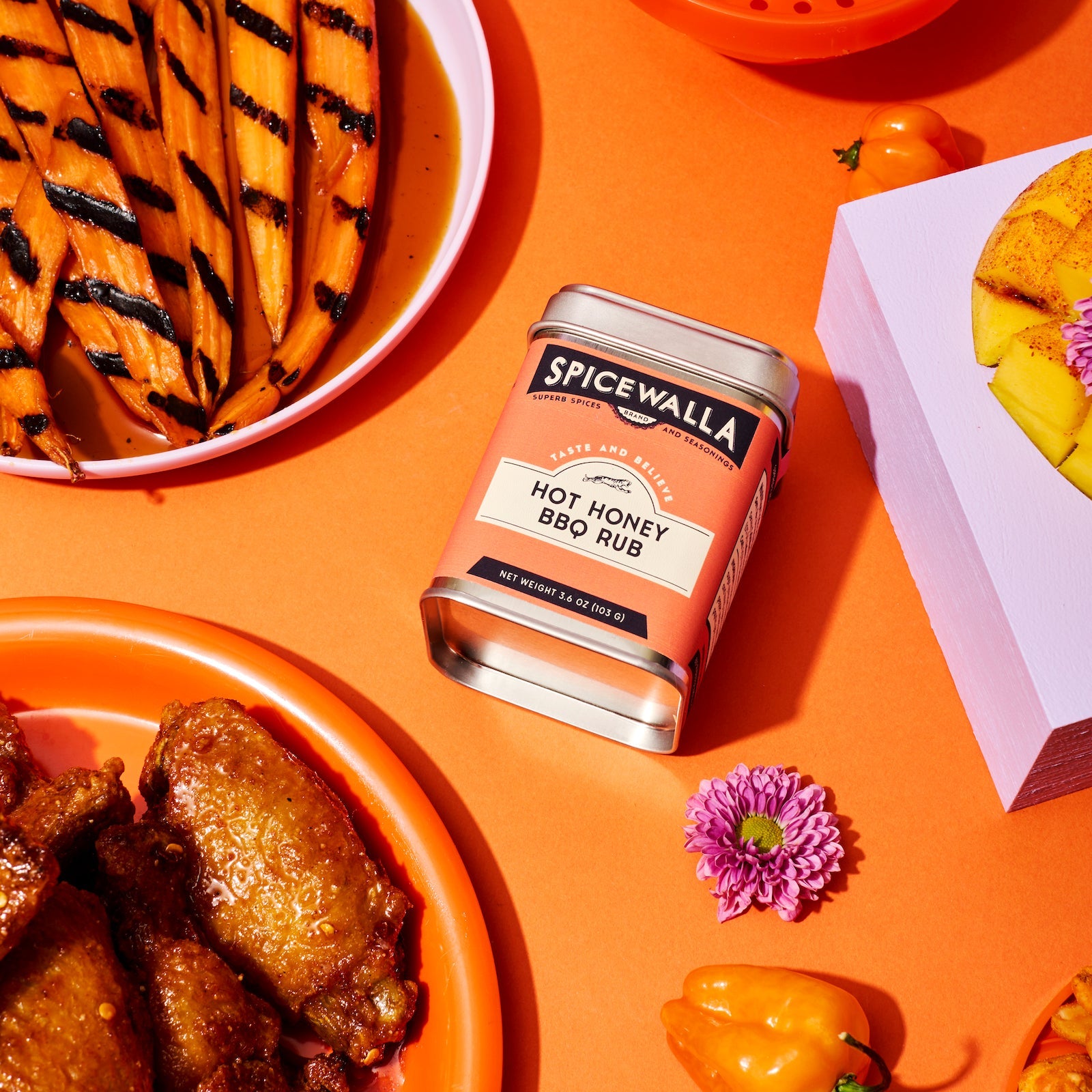 Hot Honey BBQ Rub - MaisonBeach