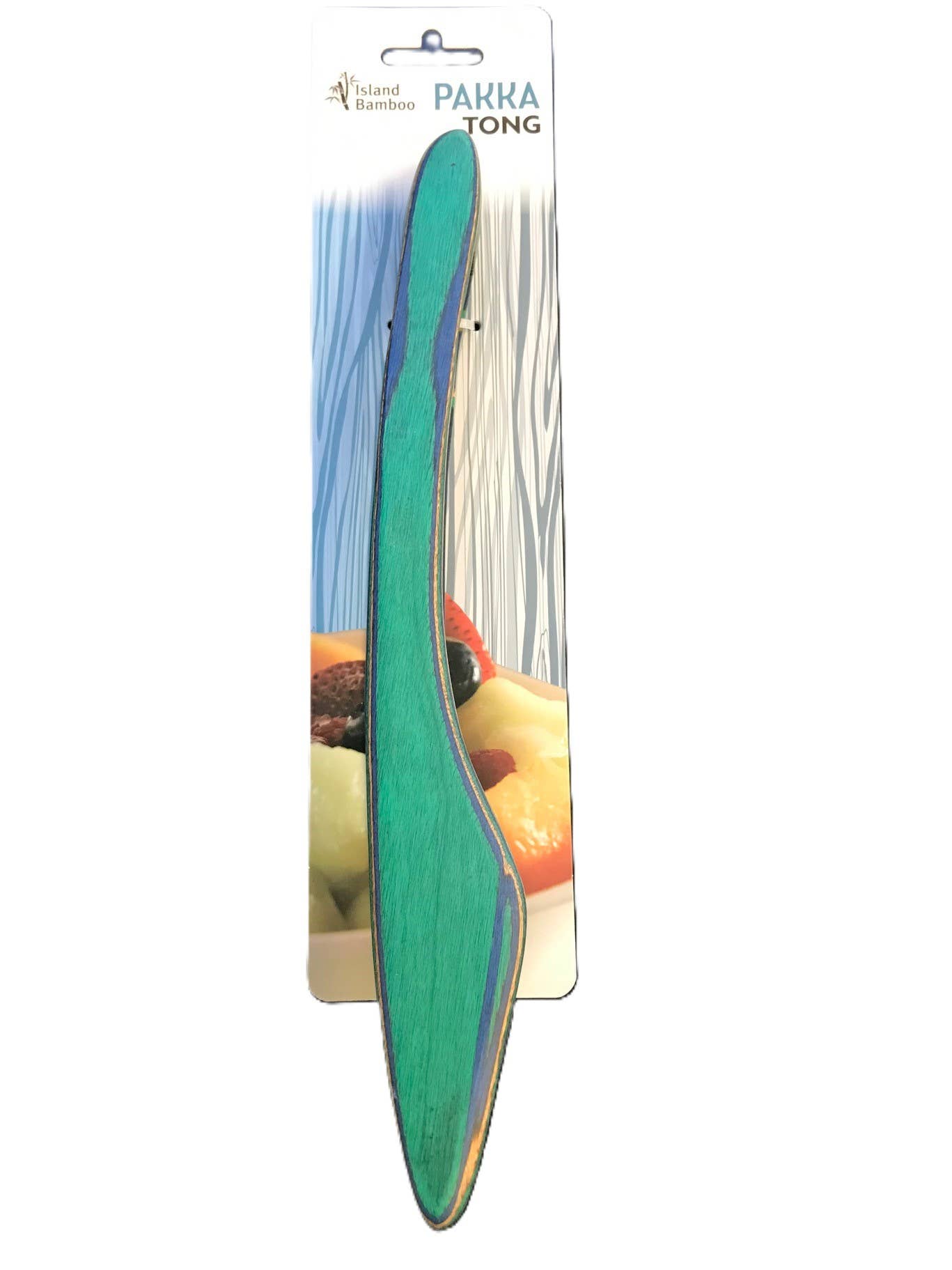 Island Bamboo - 12" Peacock Pakka Salad Tong - MaisonBeach