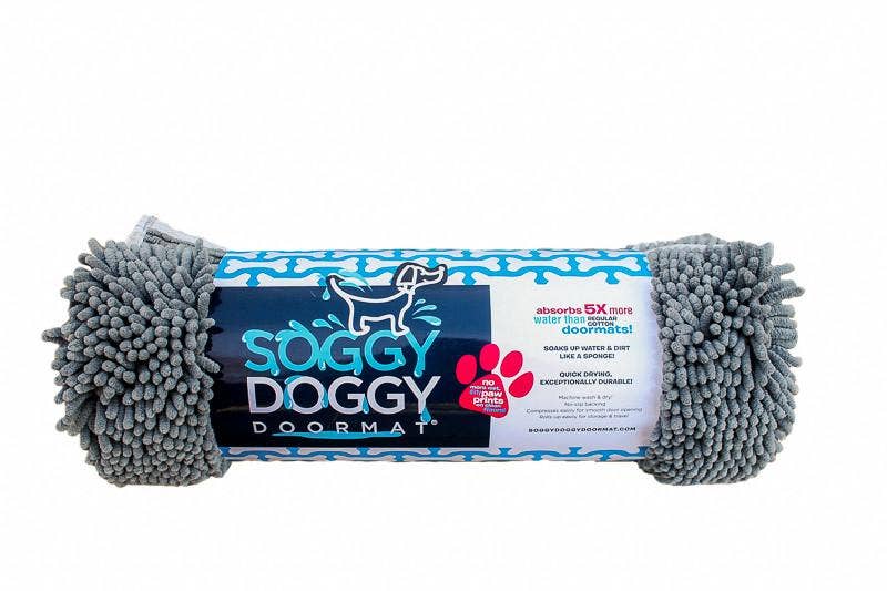 Soggy Doggy Doormat - Large Grey Absorbent Doormat - MaisonBeach