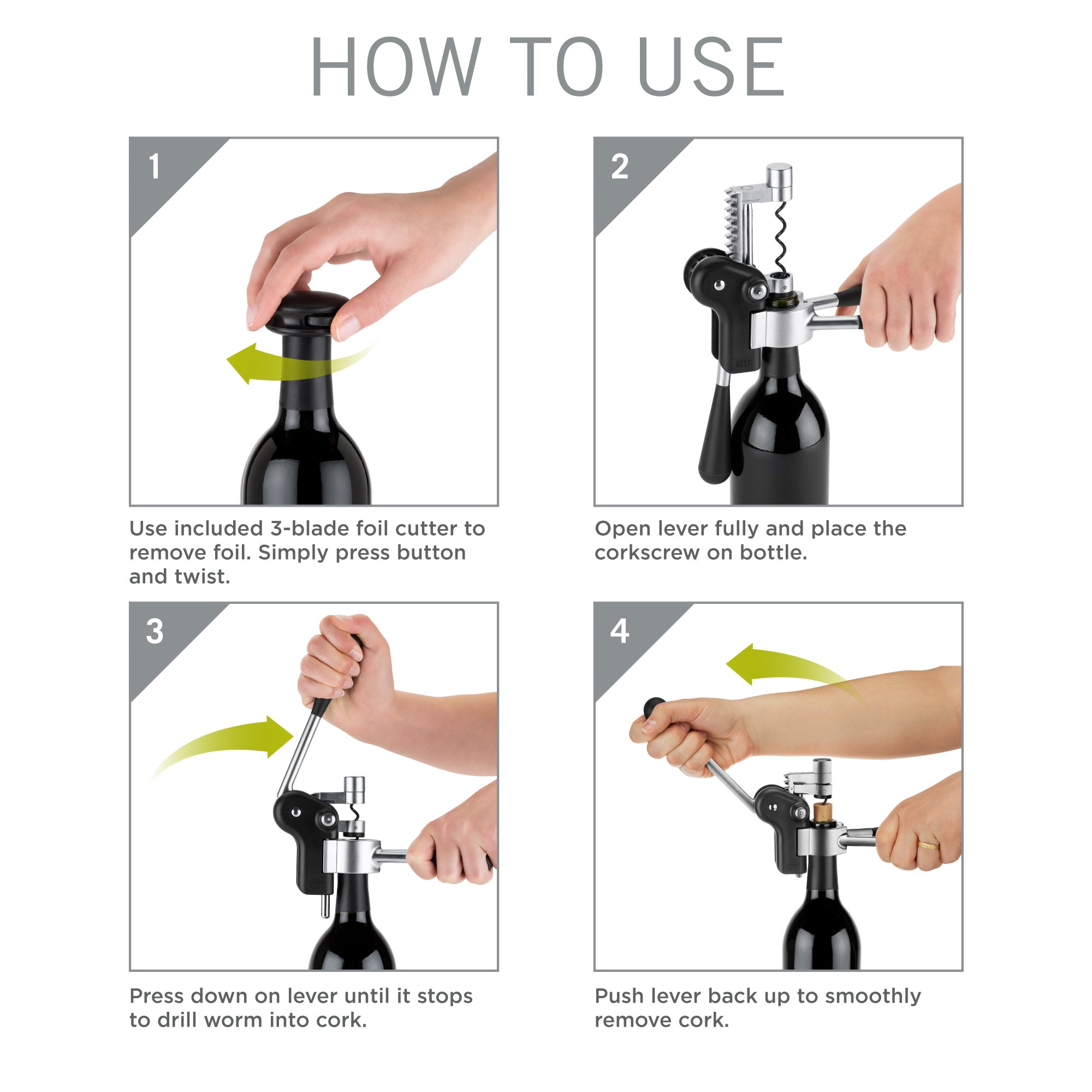 Lever Corkscrew Set - MaisonBeach