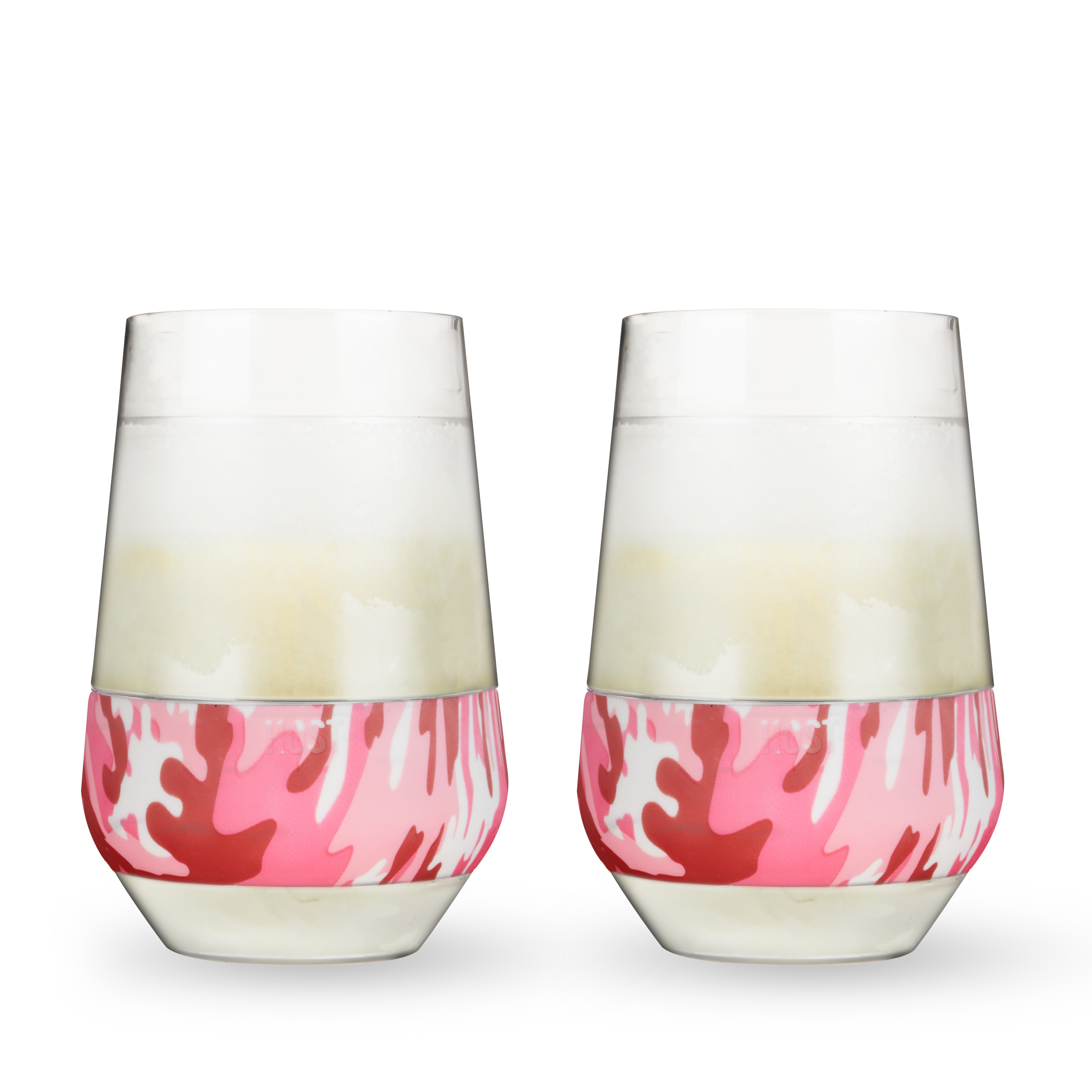Wine FREEZE™ XL in Pink Camo, Set of 2 - MaisonBeach