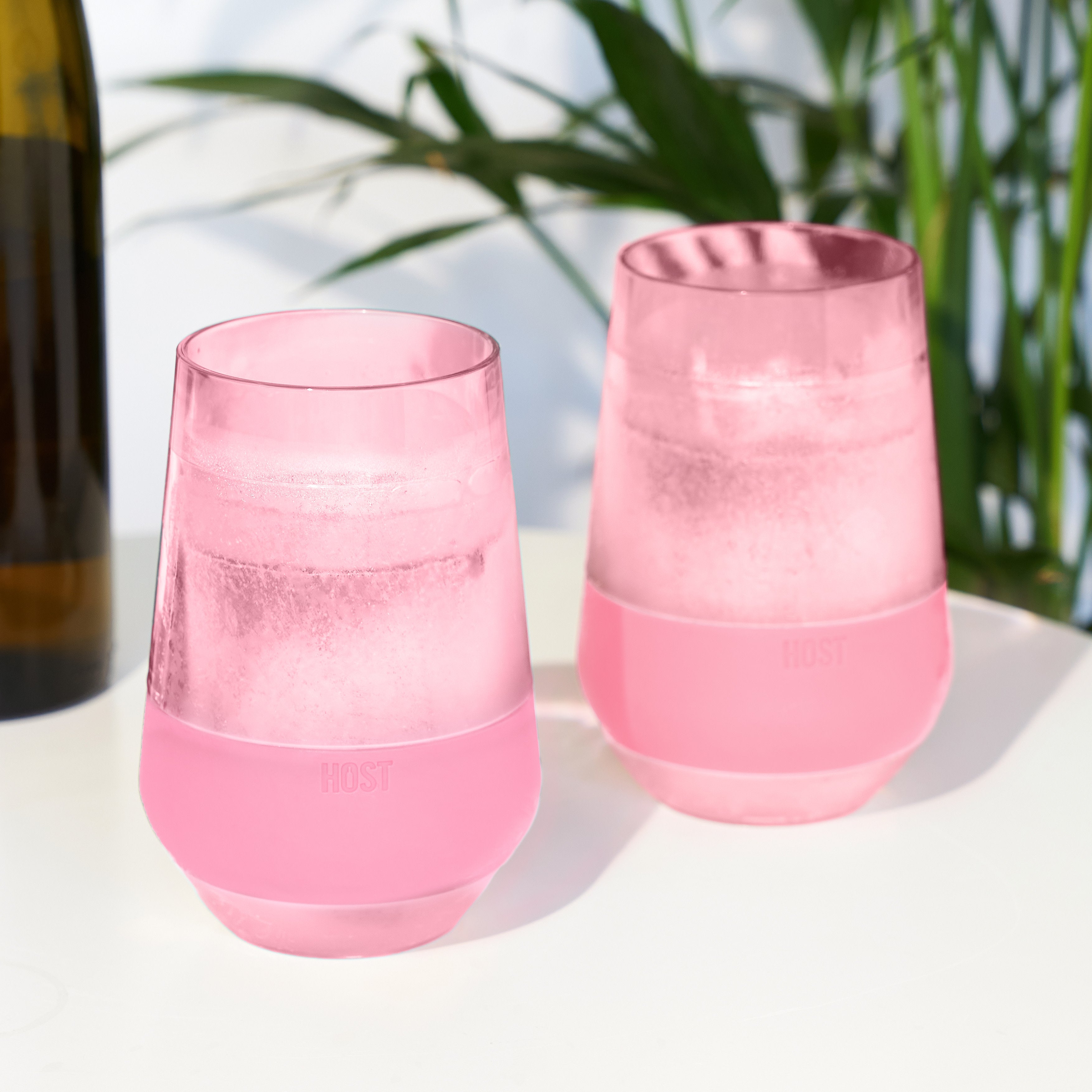 Wine FREEZE™ XL in Blush, Set of 2 - MaisonBeach