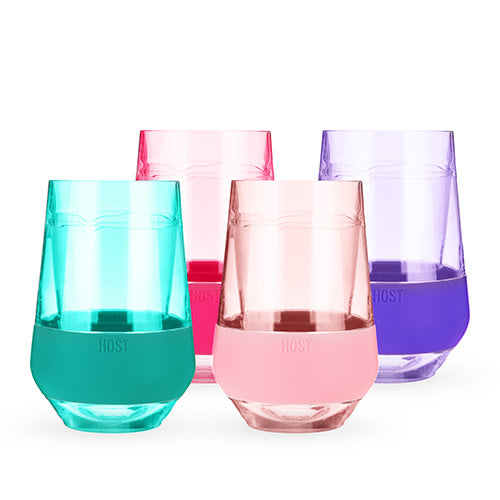 Wine FREEZE™ XL in Tinted Multicolor, Set of 4 - MaisonBeach