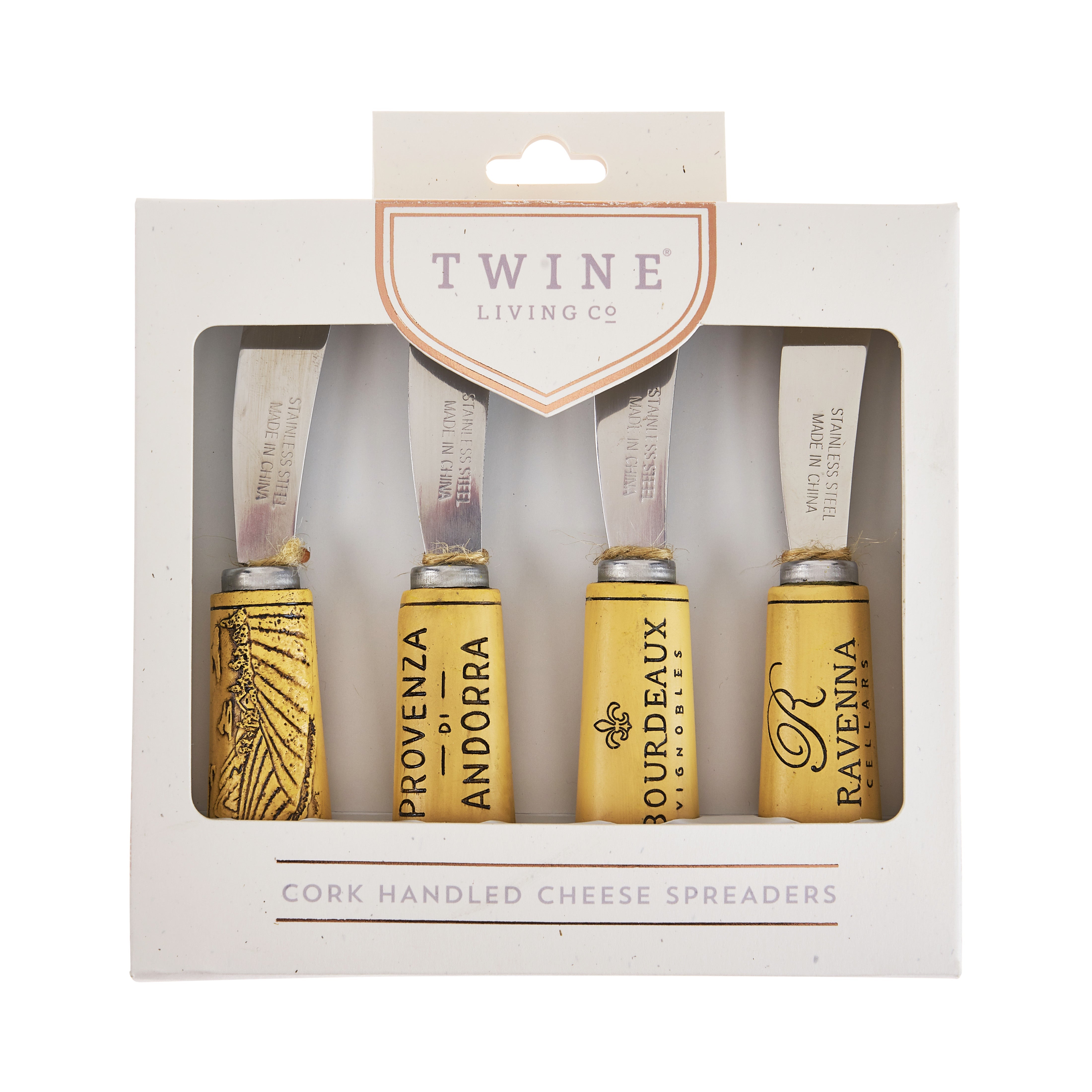 Cork Handled Cheese Spreader Set - MaisonBeach