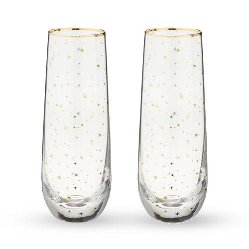 Starlight Stemless Champagne Flutes - MaisonBeach