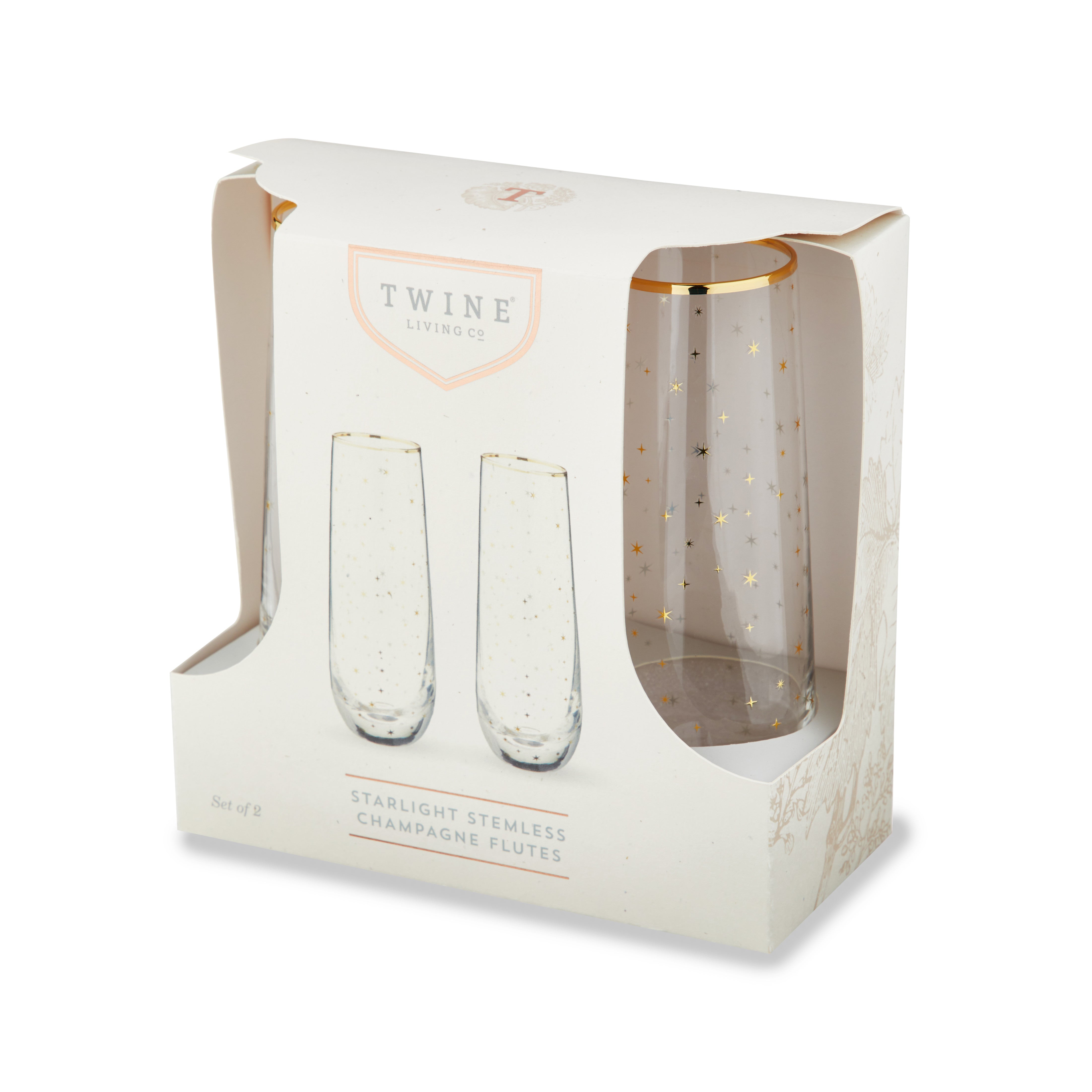 Starlight Stemless Champagne Flutes - MaisonBeach