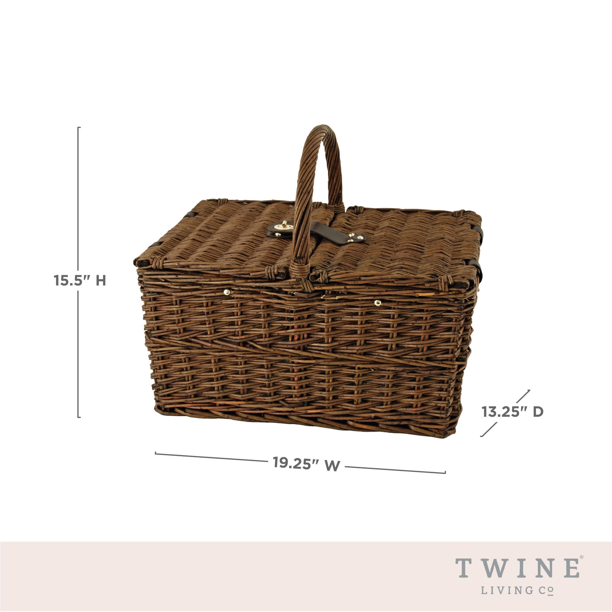 Cape Cod Wicker Picnic Basket Set - MaisonBeach