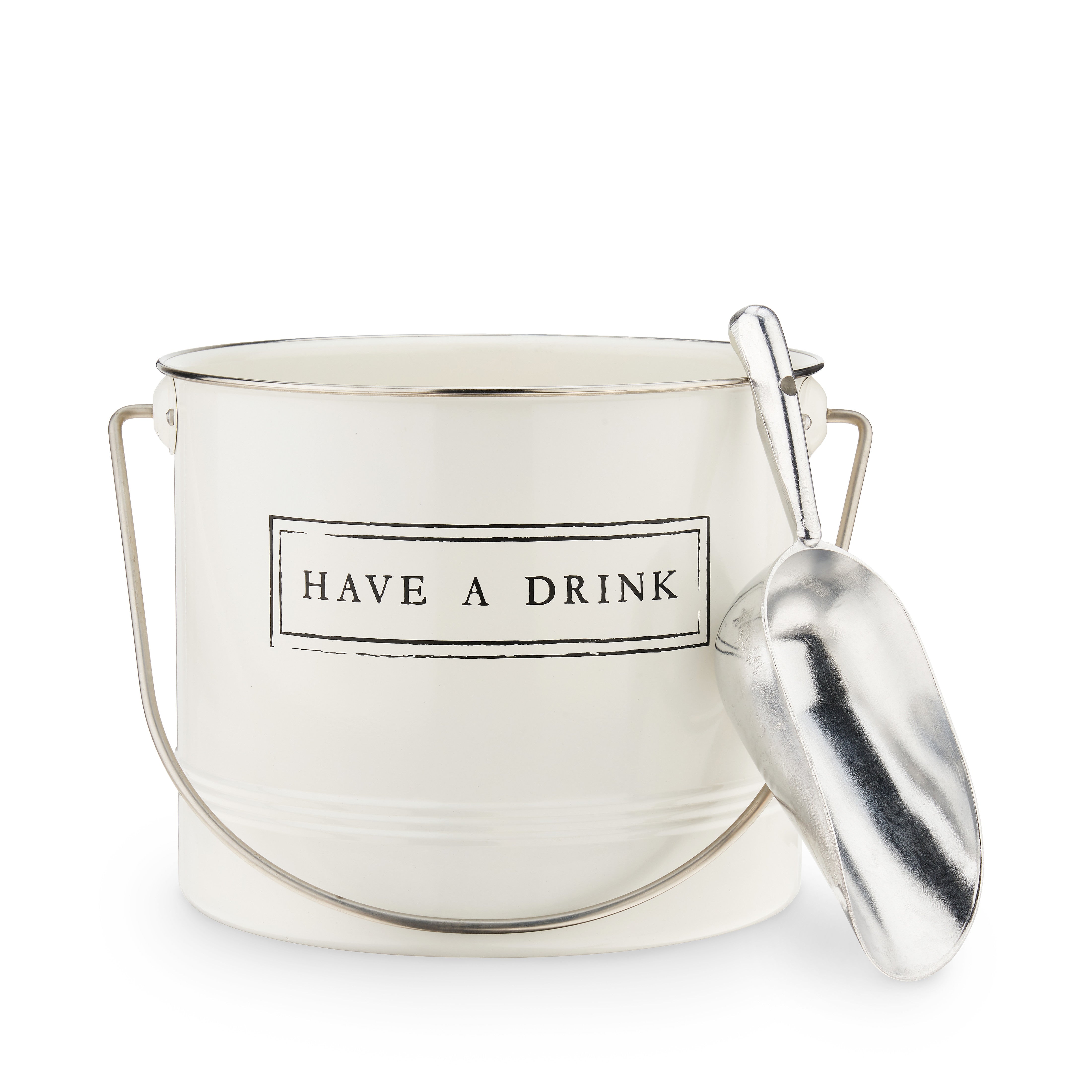 "Have A Drink" Ice Bucket and Scoop - MaisonBeach