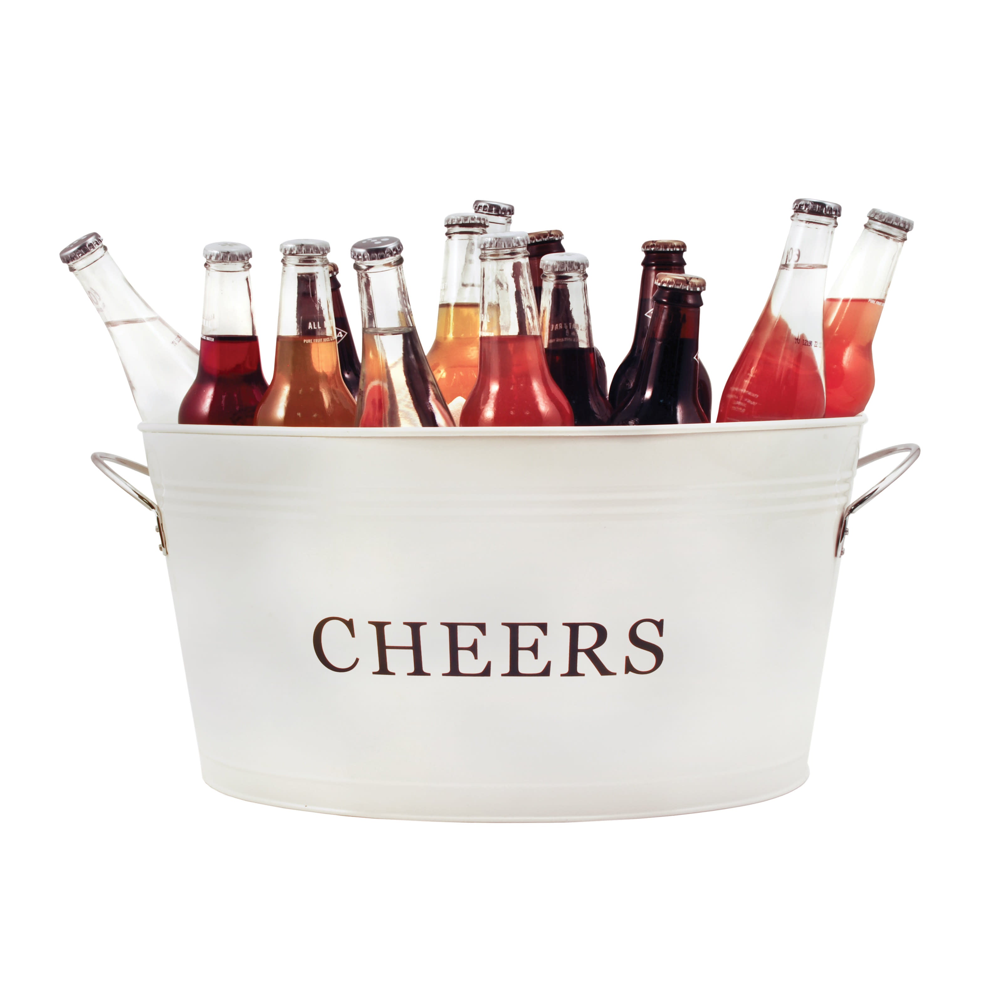 Cheers Galvanized Metal Tub - MaisonBeach