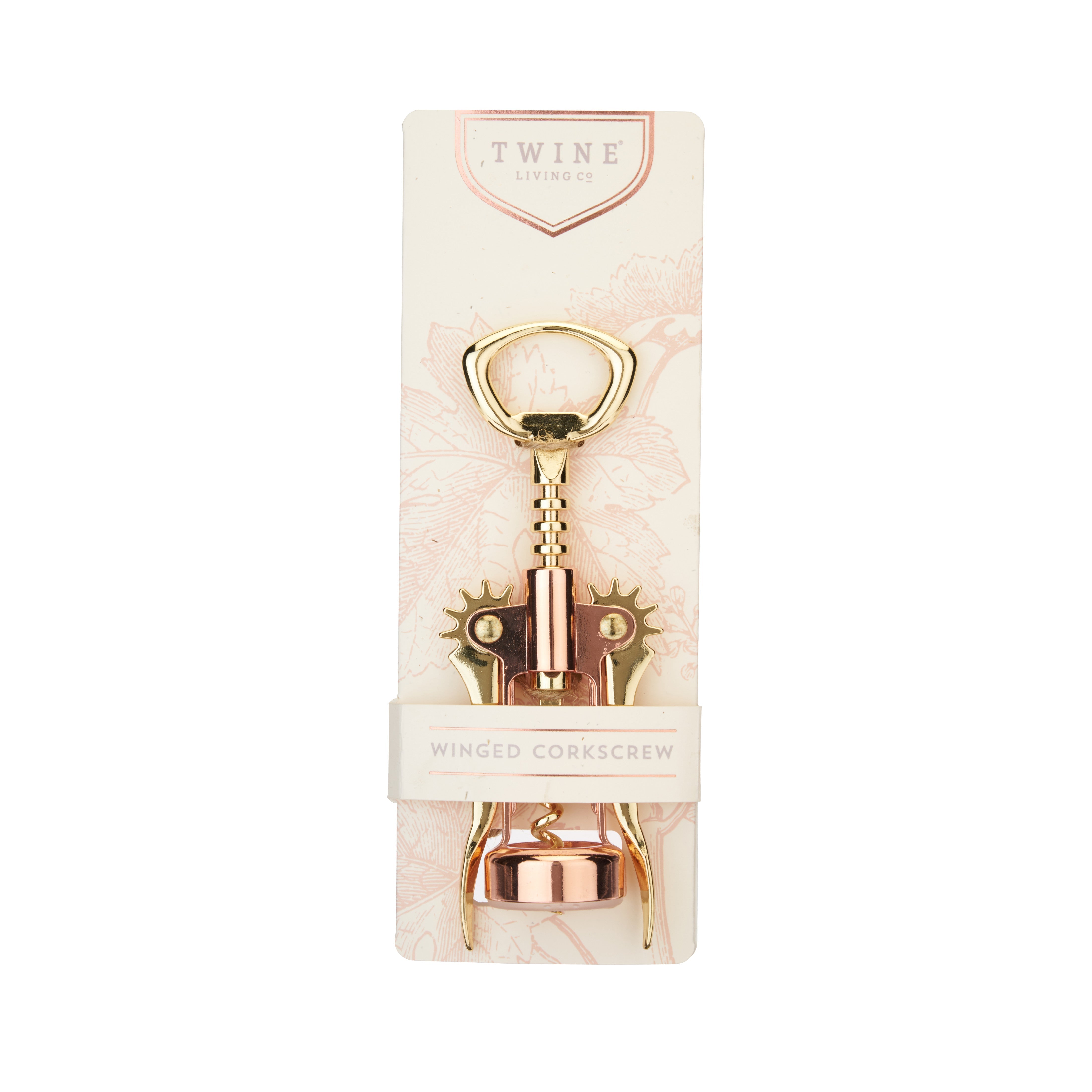 Copper and Gold Winged Corkscrew - MaisonBeach