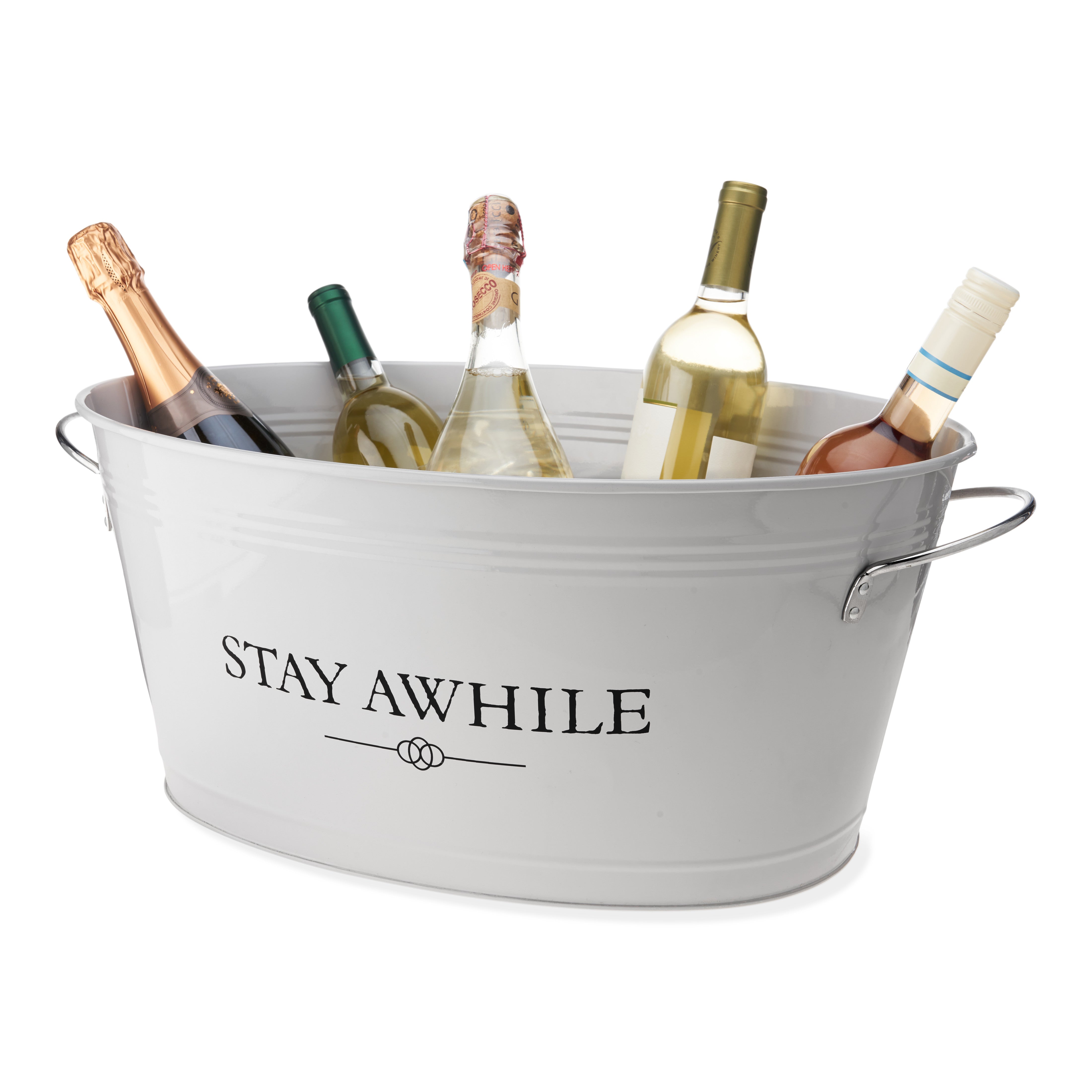 Stay Awhile Metal Drink Tub - MaisonBeach