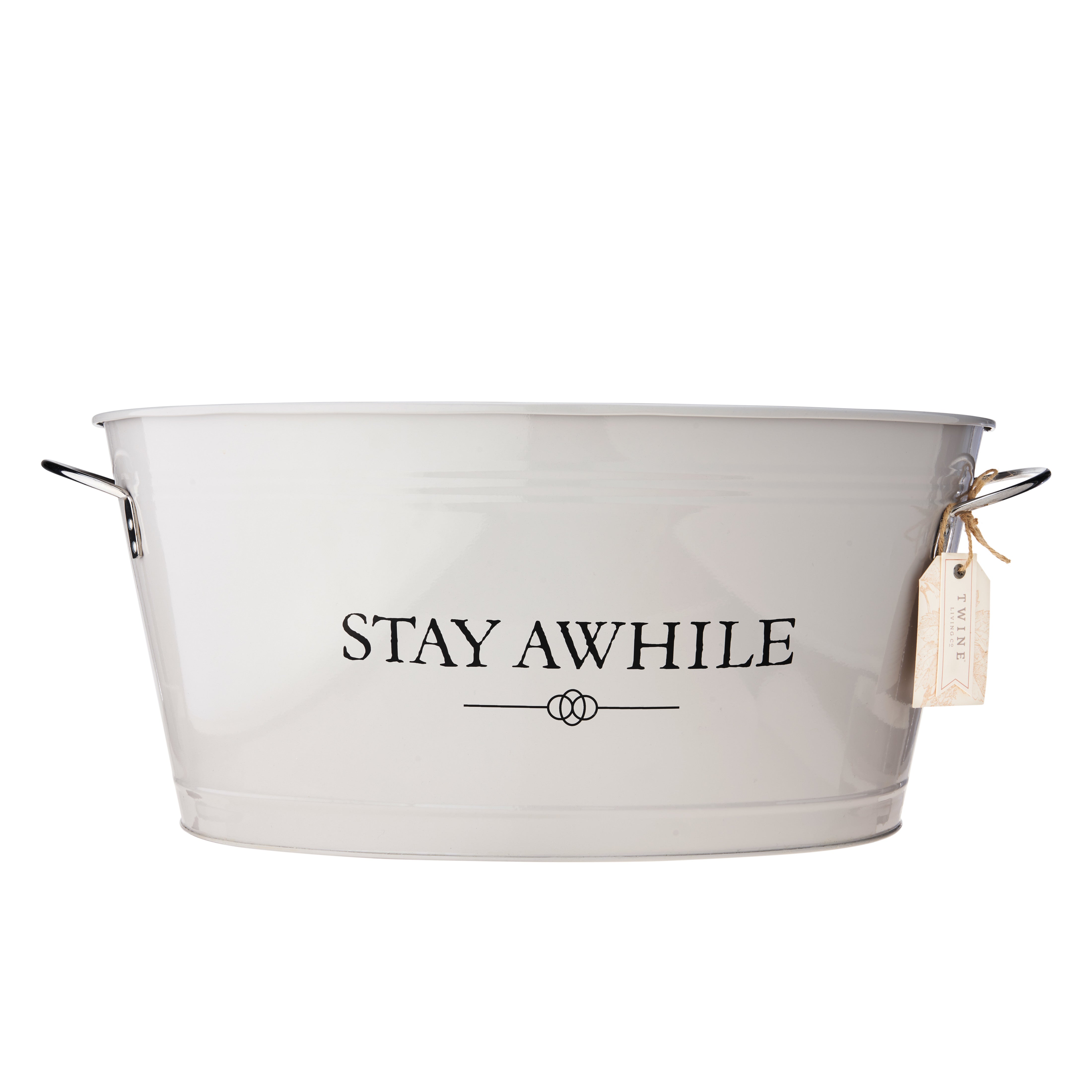 Stay Awhile Metal Drink Tub - MaisonBeach