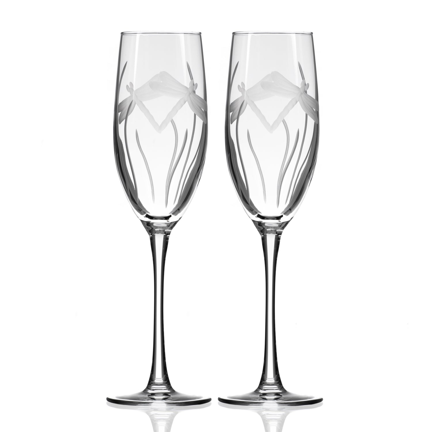 Dragonfly 8oz. Champagne/Prosecco Glasses-Set of 4 - MaisonBeach