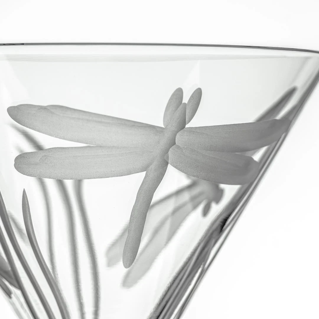 Dragonfly 10oz. Martini Glass-Set of 4 - MaisonBeach