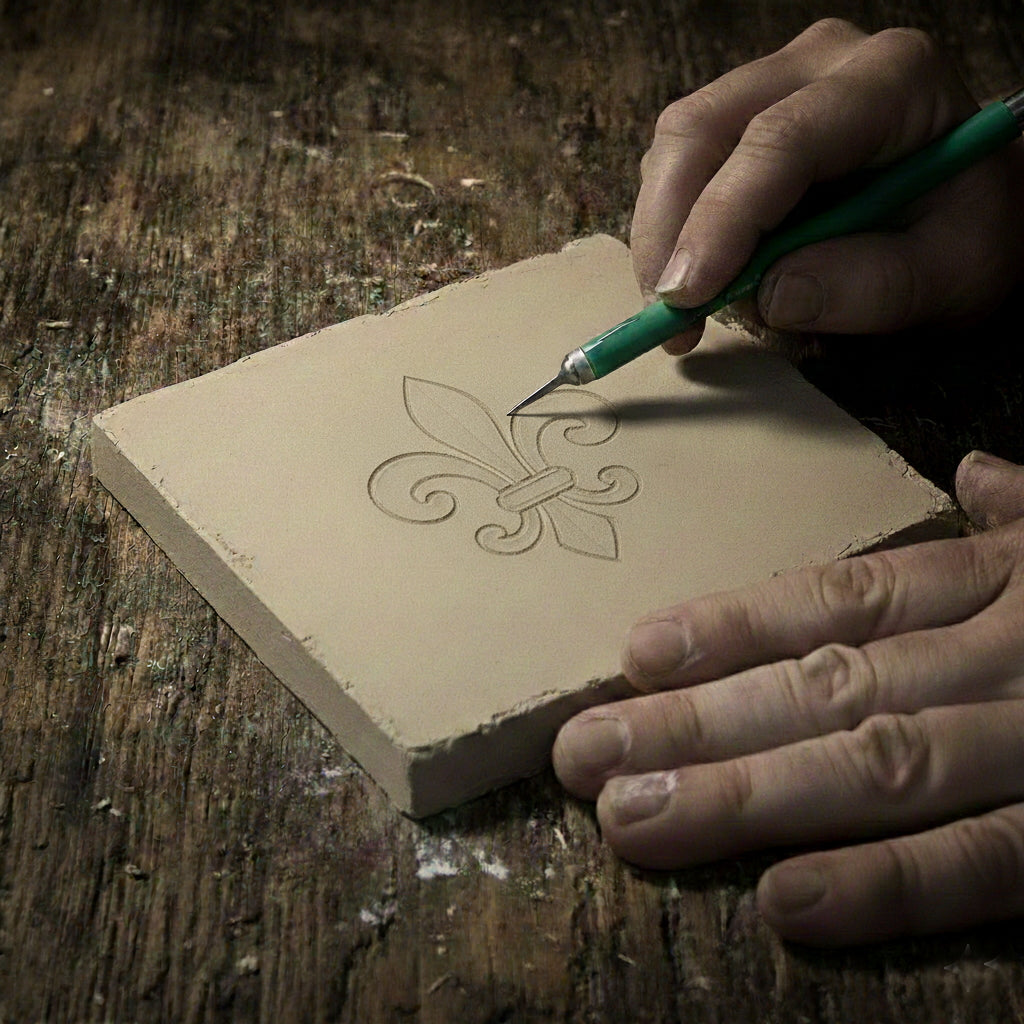 Fleur de Lis Drink Coasters