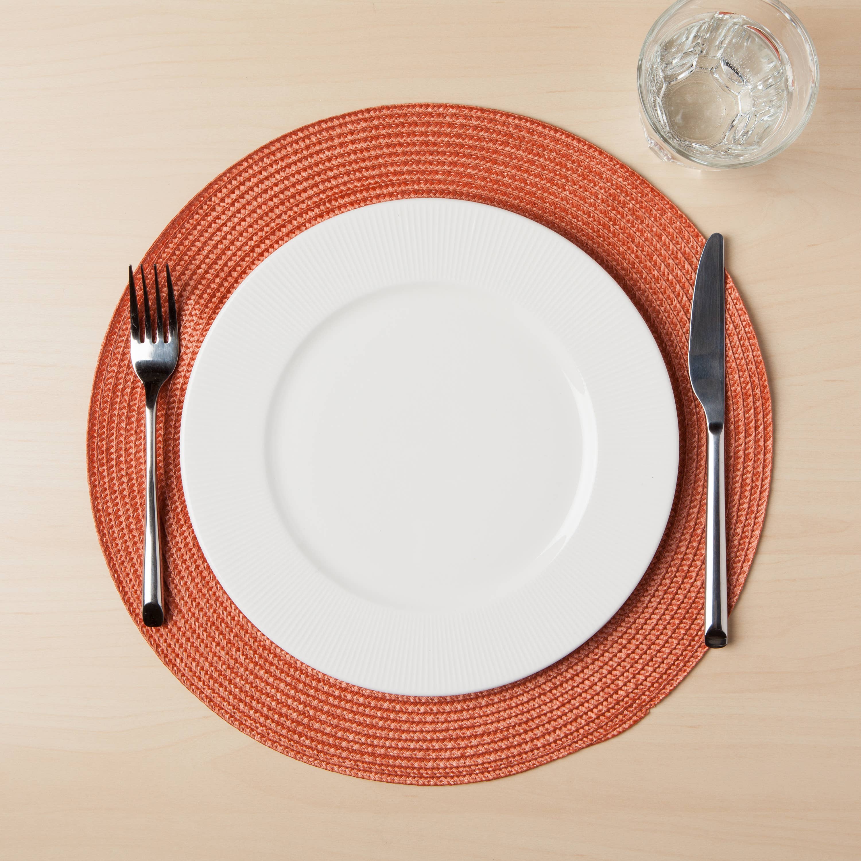 Now Designs by Danica - Disko Rust Round Placemat - MaisonBeach