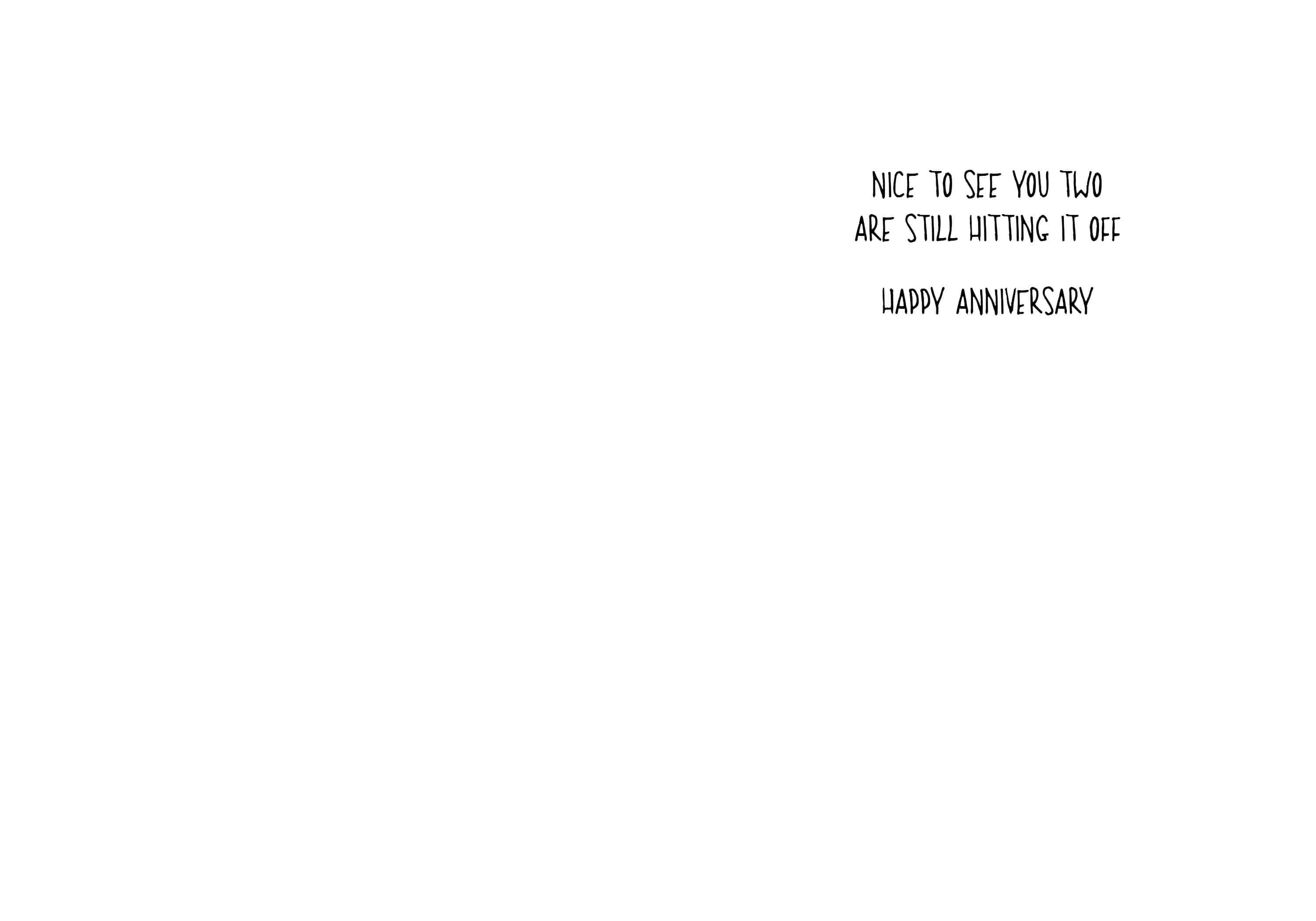 Funny Golf Anniversary Card