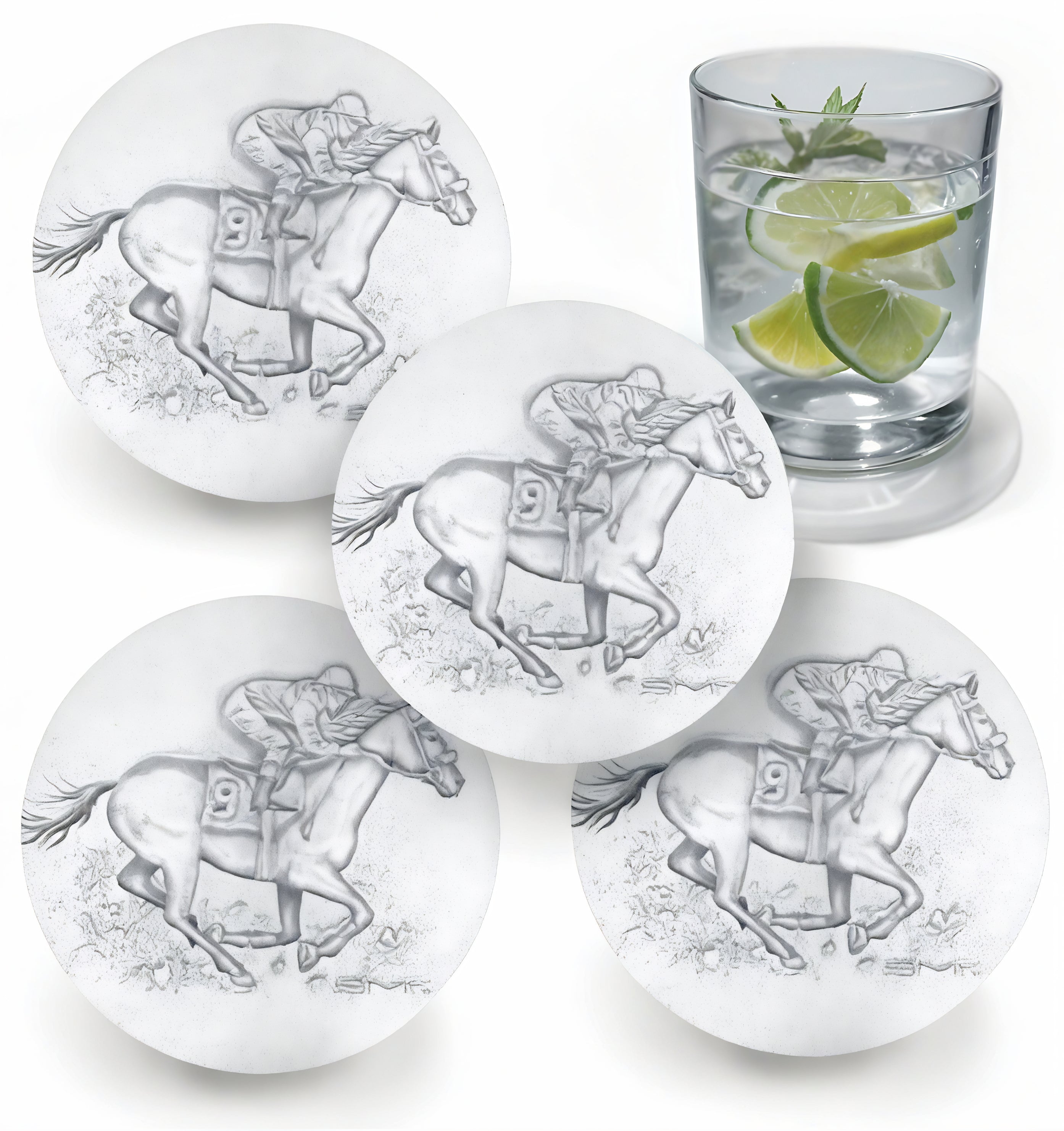 Jockey Drink Coasters