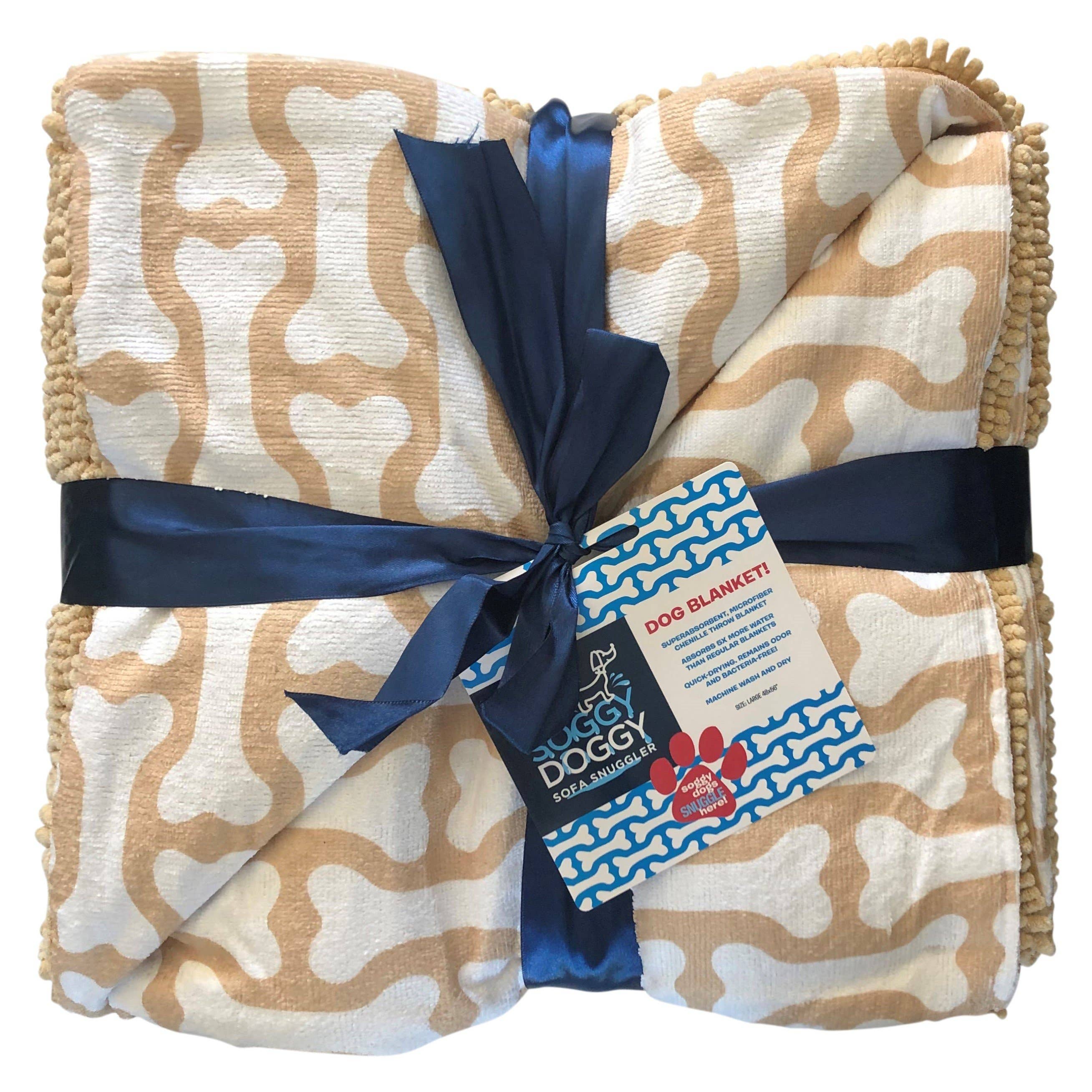 Soggy Doggy Sofa Snuggler Blanket: Beige / Large 48x56" - MaisonBeach