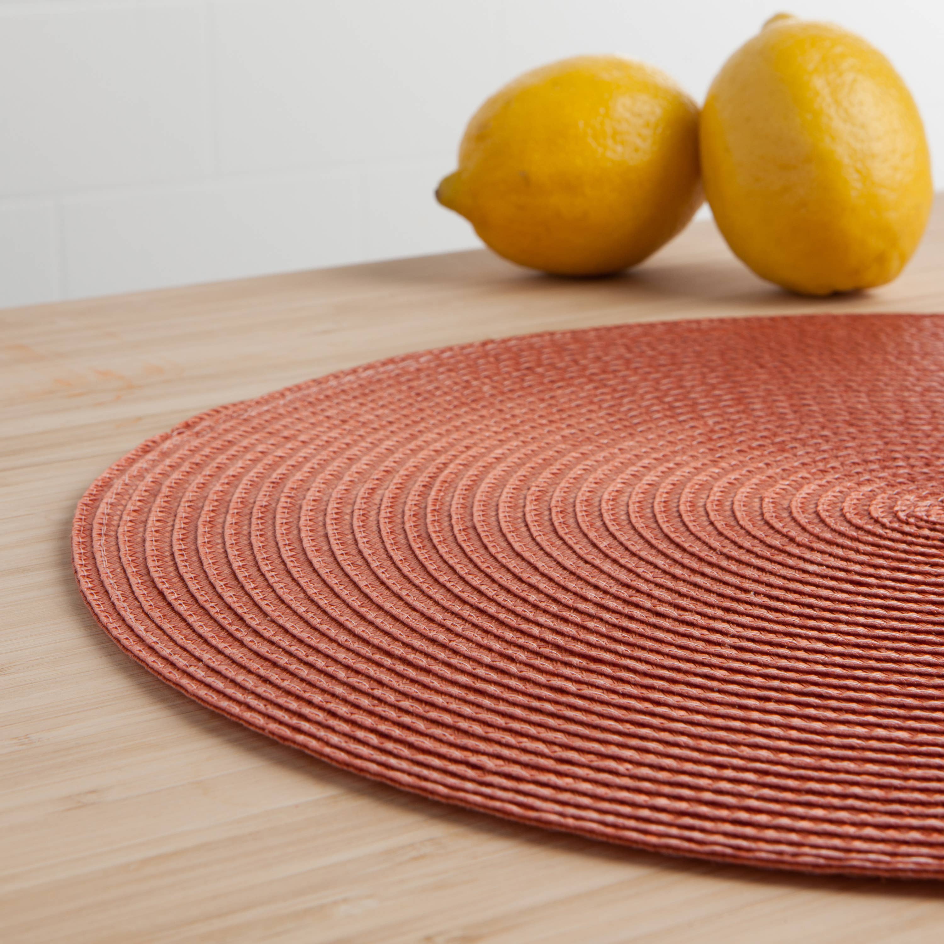 Now Designs by Danica - Disko Rust Round Placemat - MaisonBeach