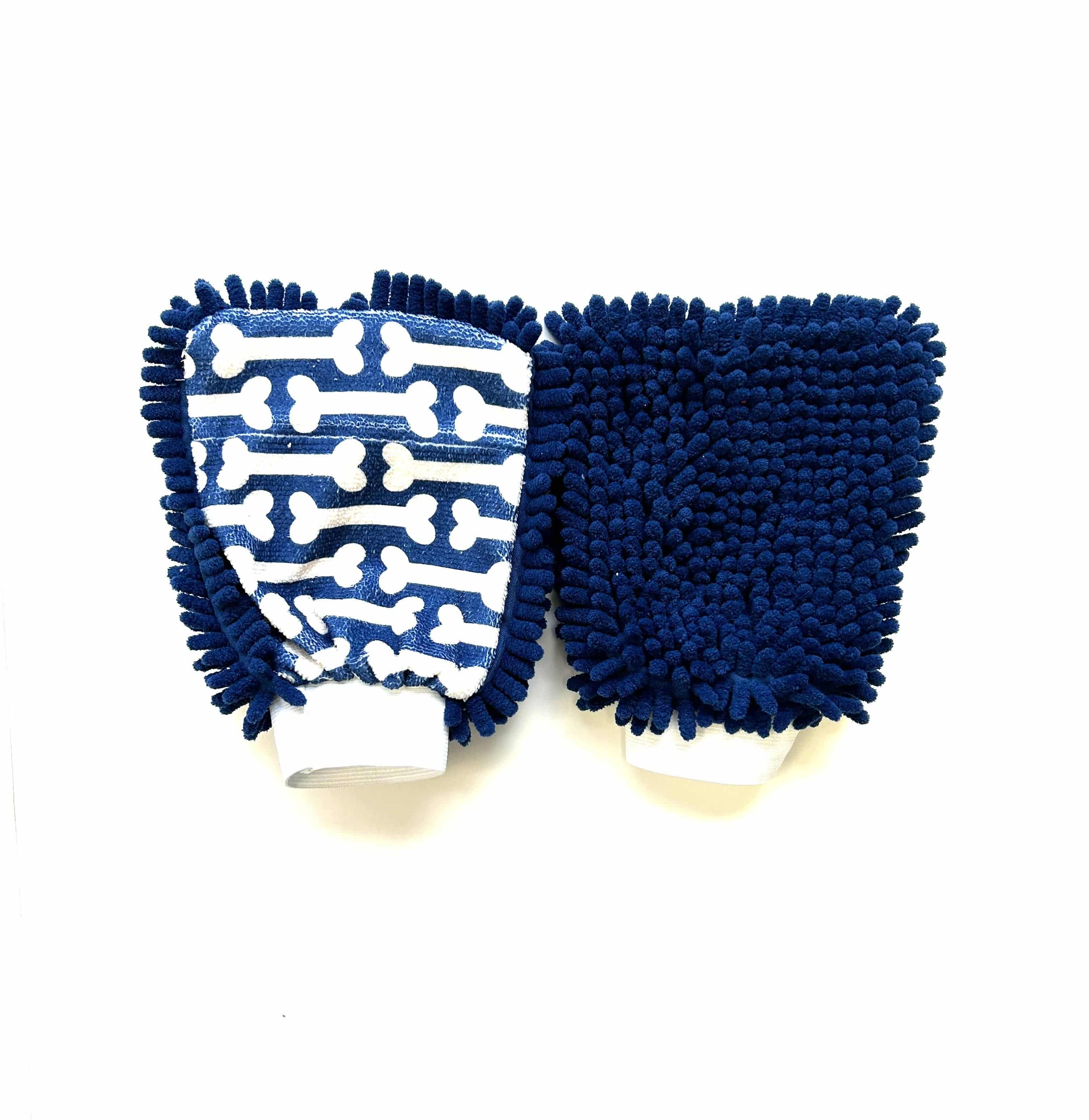 The ShMitts - Microfiber Cleaning Mitts (2 per pack): Blue - MaisonBeach