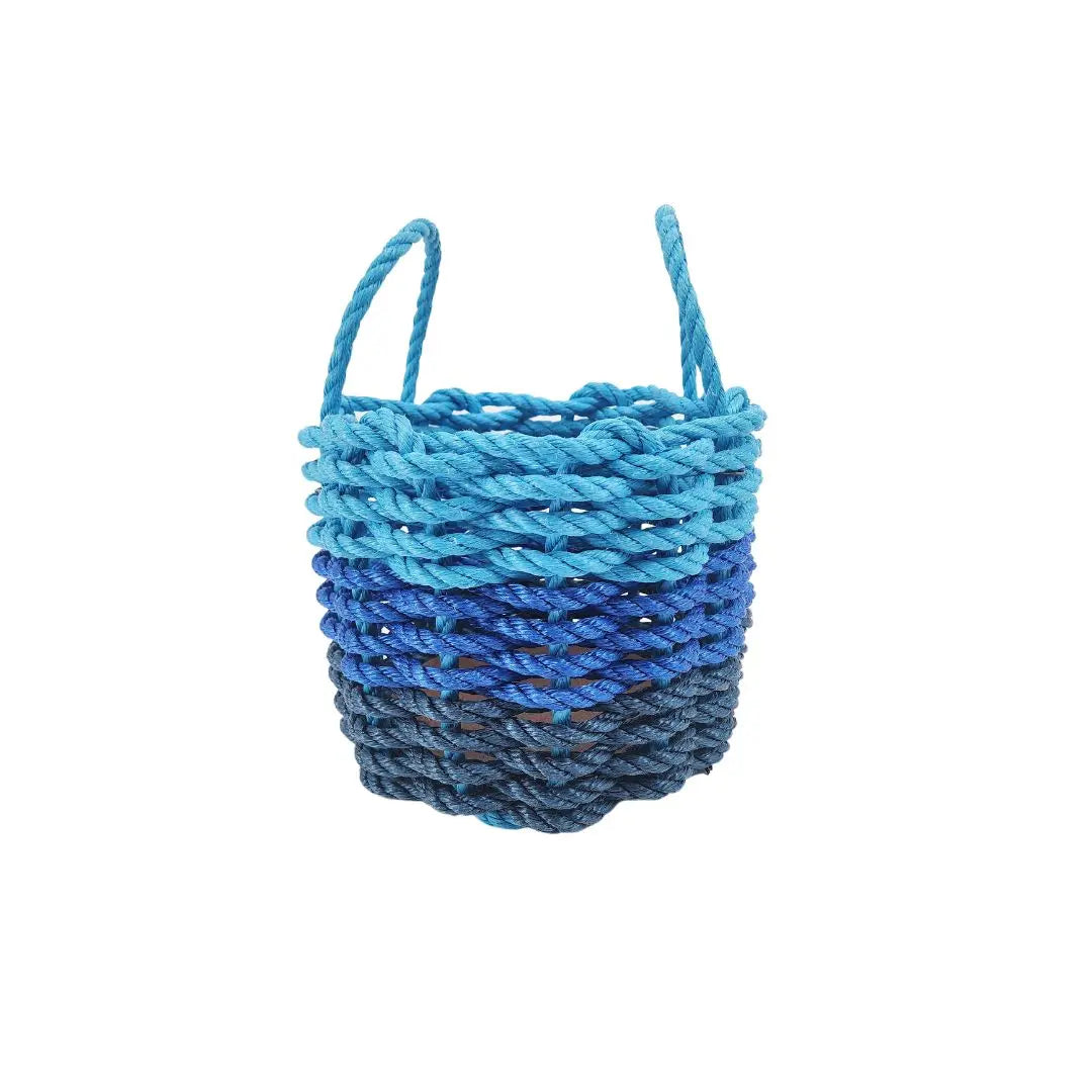 Authentic Maine Lobster Rope Storage Navy Blue, Blue and Light Blue - MaisonBeach