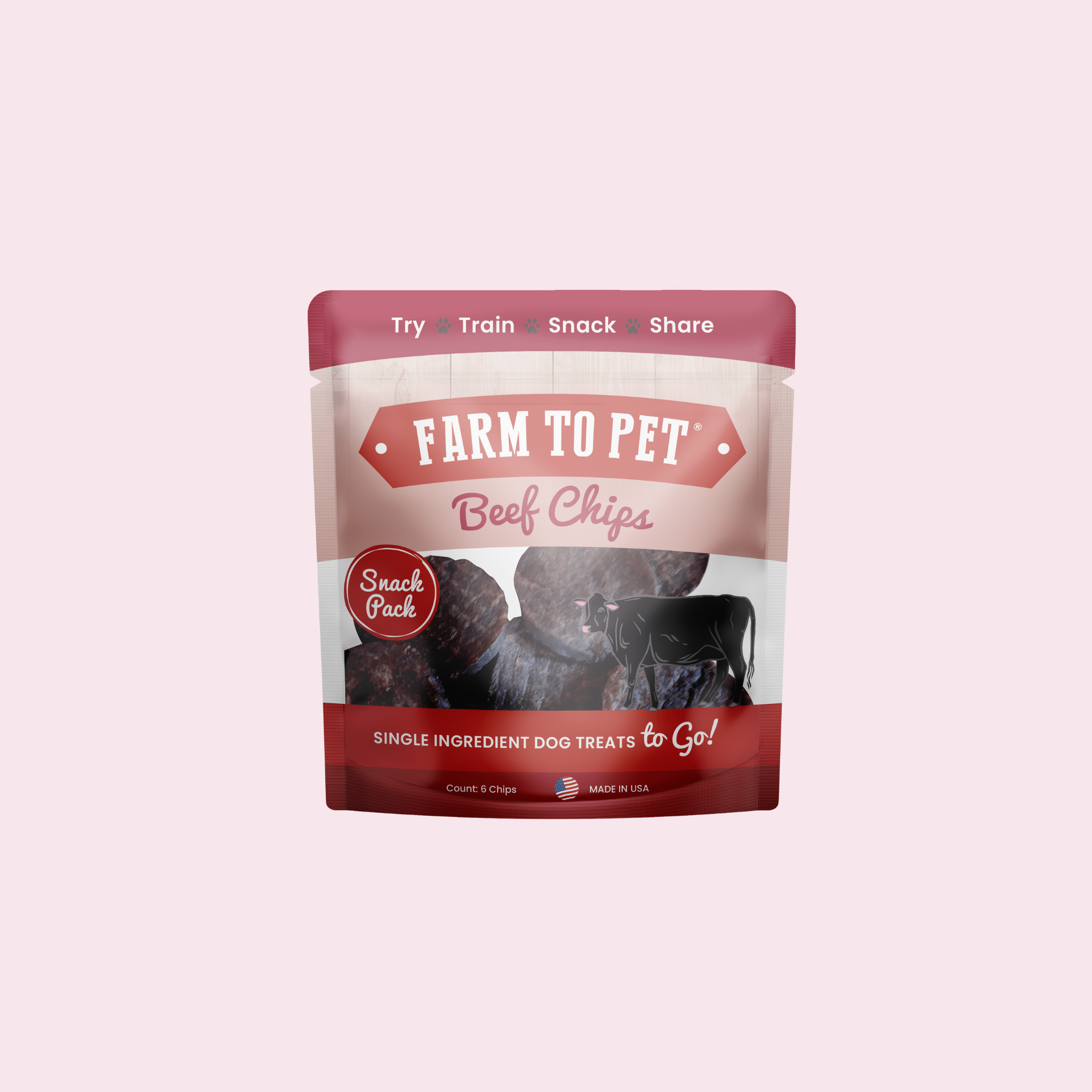 Beef Chips Snack Pack Bundles | Dog Treats for Training & Travel - MaisonBeach