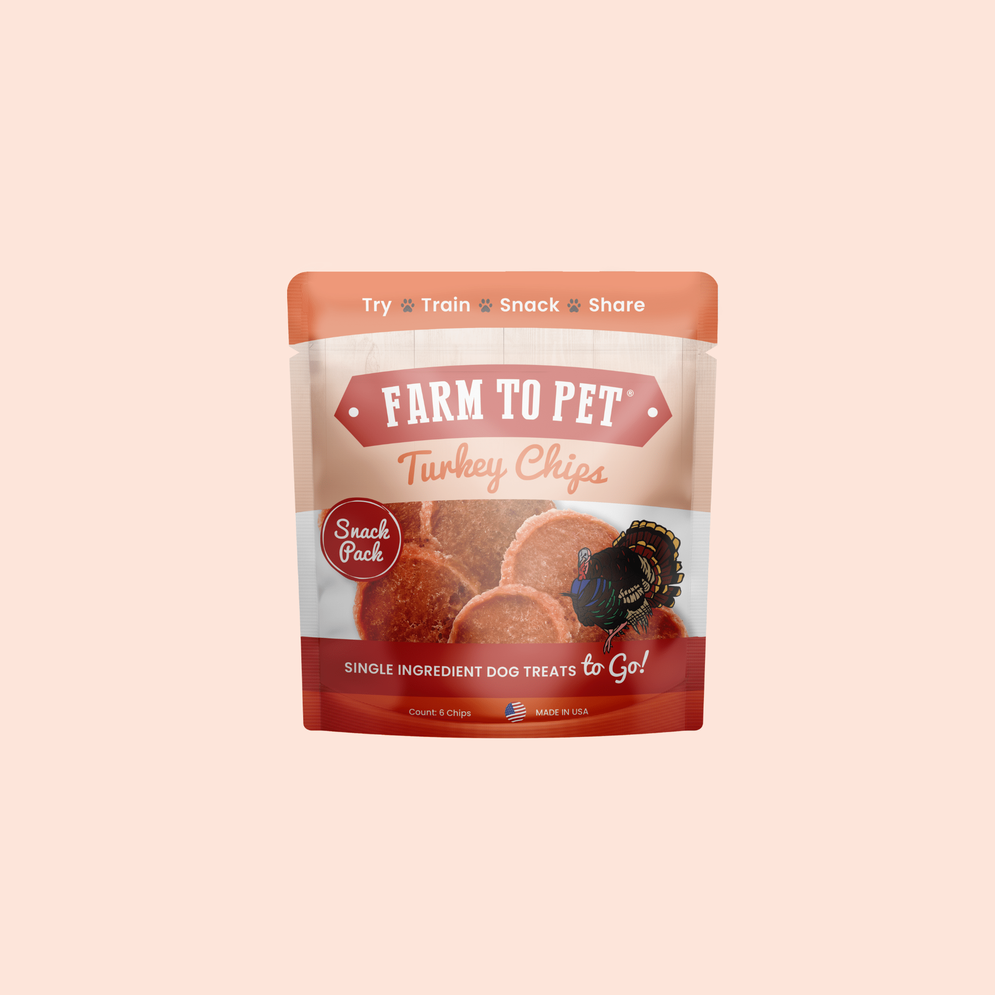 Turkey Chips Snack Pack Bundles | Low Allergen Treats for Training - MaisonBeach