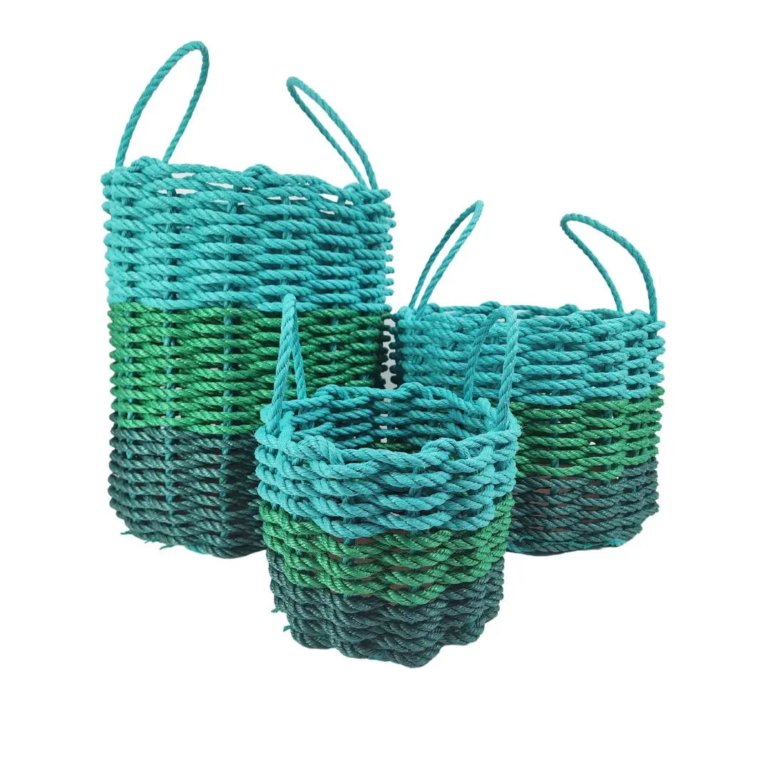 Green Ombre Rope Storage Basket - MaisonBeach
