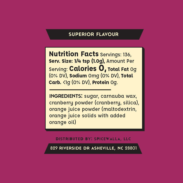 Cranberry Orange Sugar - MaisonBeach