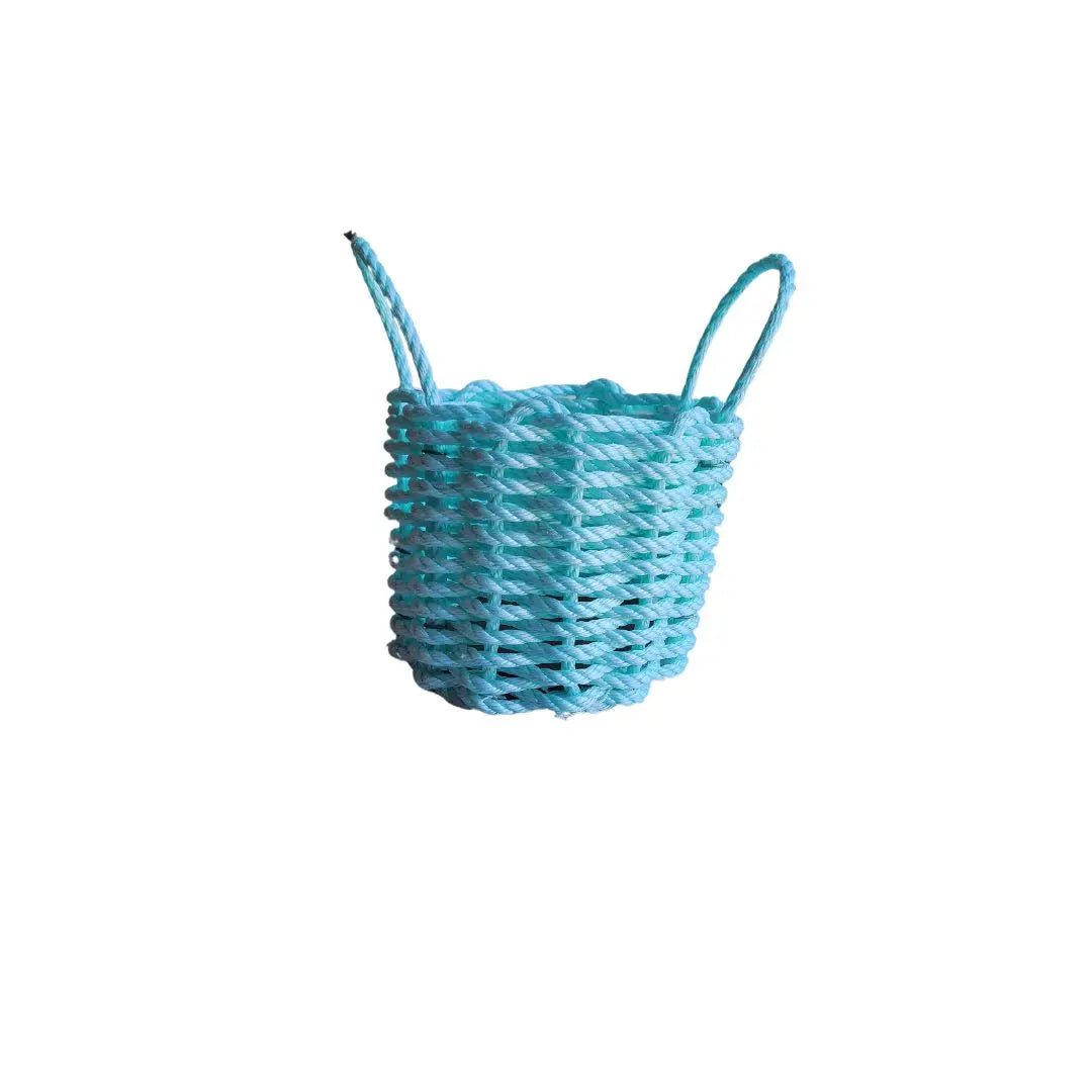 Solid, Single Color Maine Lobster Rope Basket, Handmade - MaisonBeach