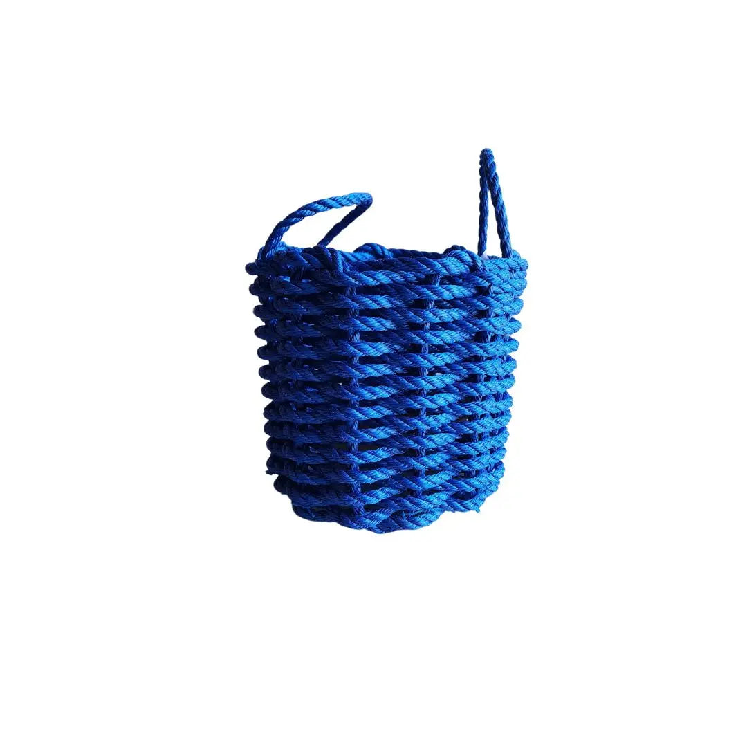 Solid, Single Color Maine Lobster Rope Basket, Handmade - MaisonBeach