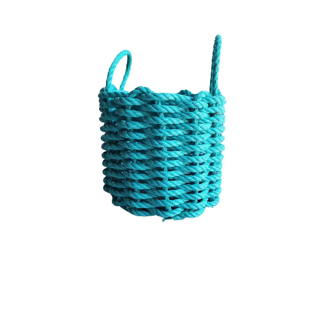 Solid, Single Color Maine Lobster Rope Basket, Handmade - MaisonBeach