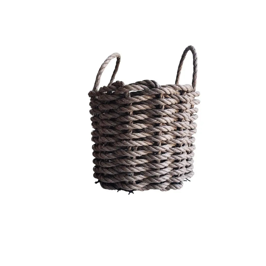 Solid, Single Color Maine Lobster Rope Basket, Handmade - MaisonBeach
