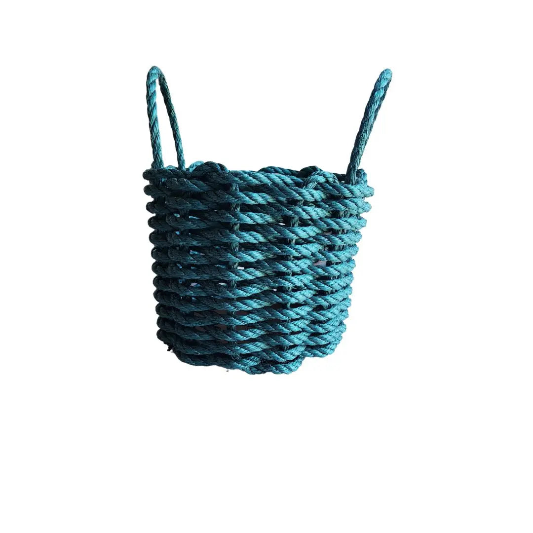 Solid, Single Color Maine Lobster Rope Basket, Handmade - MaisonBeach