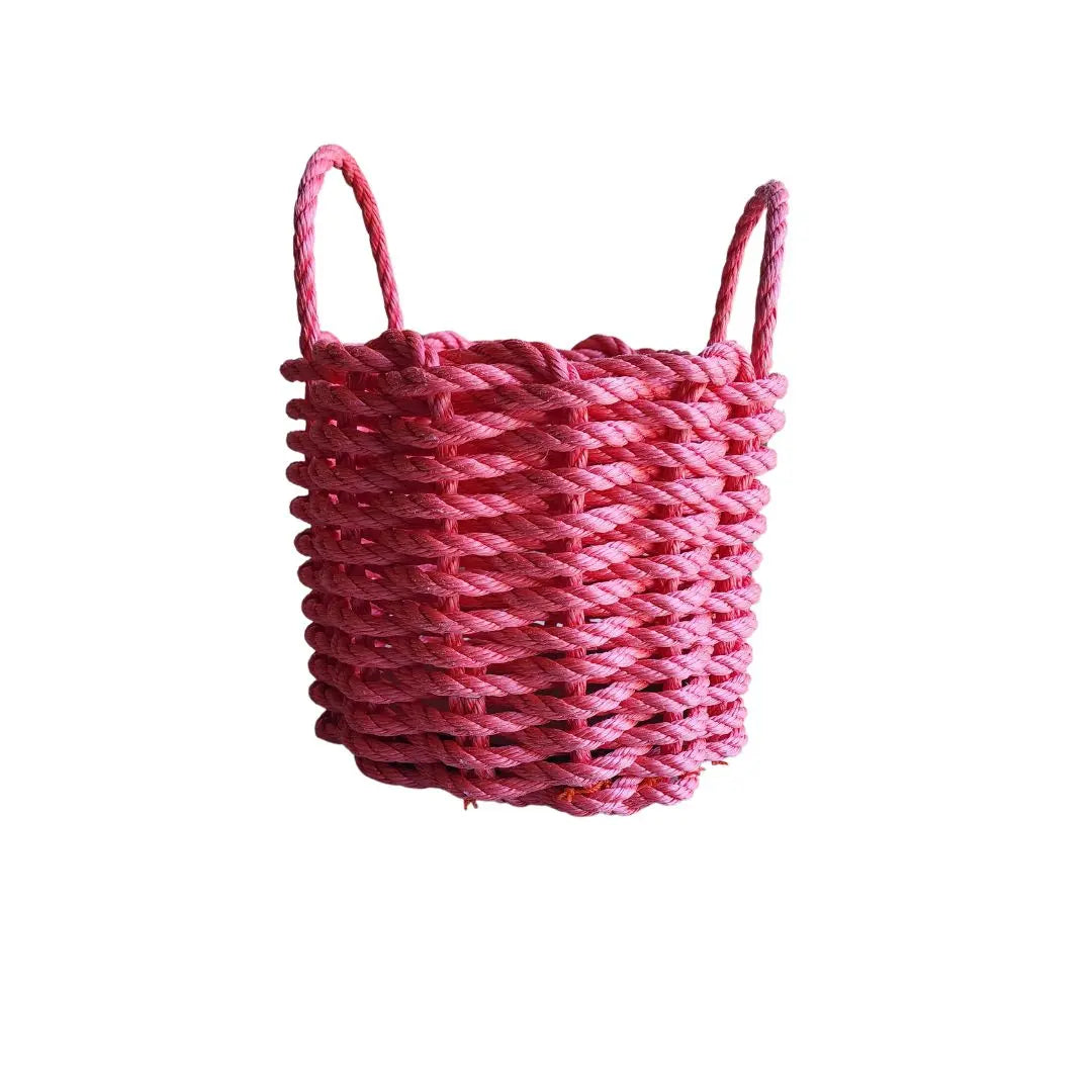 Solid, Single Color Maine Lobster Rope Basket, Handmade - MaisonBeach