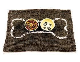Soggy Doggy Slopmat: Dark Chocolate with Oatmeal Bone - MaisonBeach