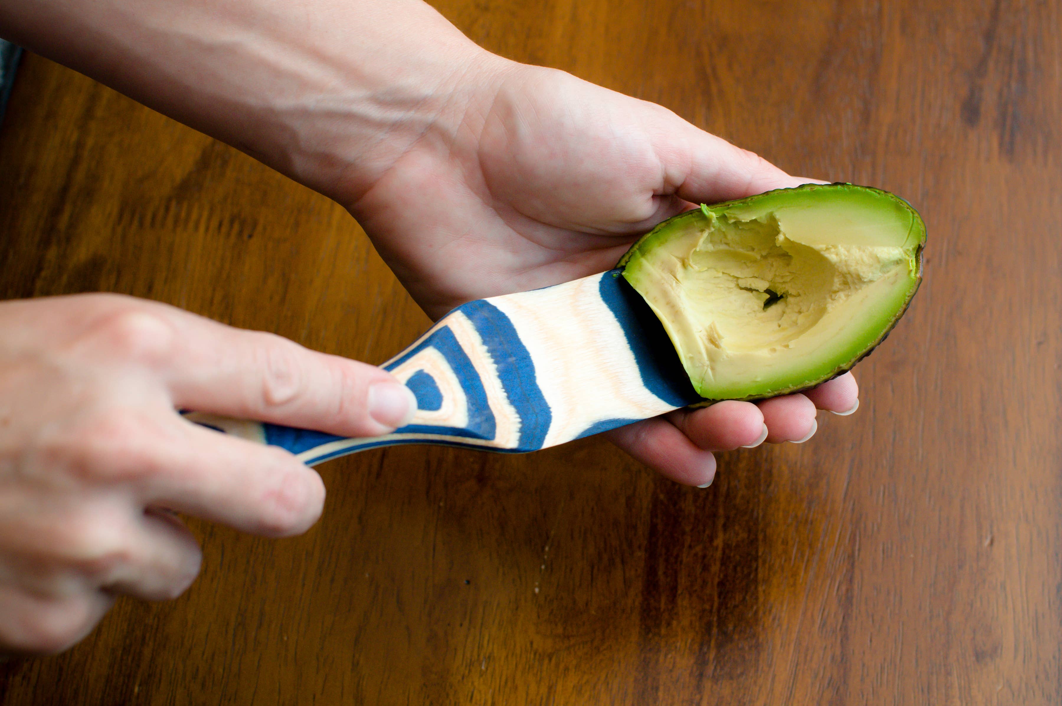 9" Blue Pakka Spurtle - MaisonBeach