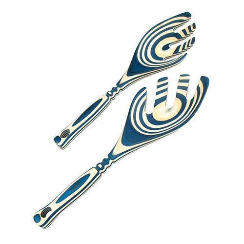 Island Bamboo - Blue Pakka 9" Salad Leaf