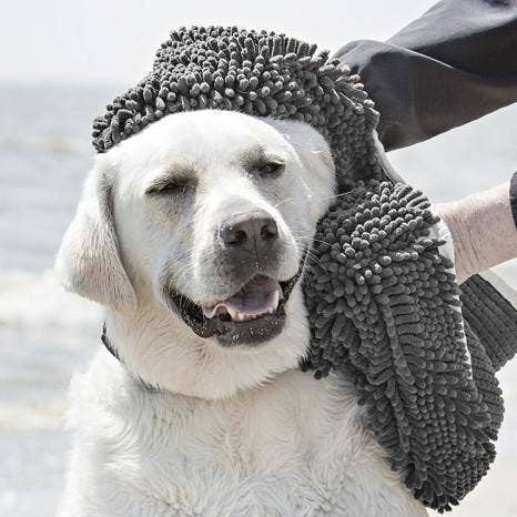 Soggy Doggy Super Shammy: Grey - MaisonBeach