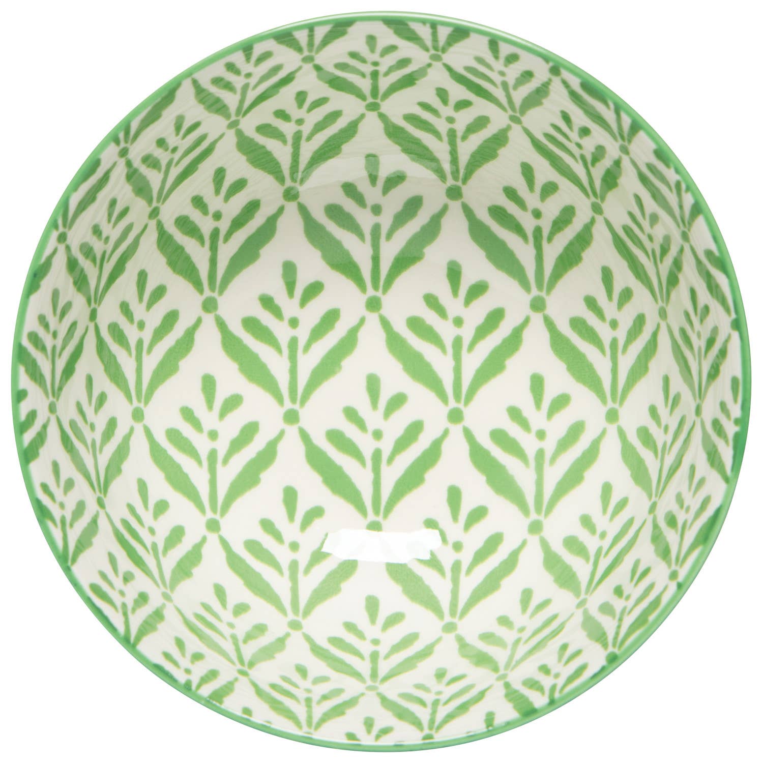 Green Leaf Porcelain Bowl 4" | Fresh & Stylish