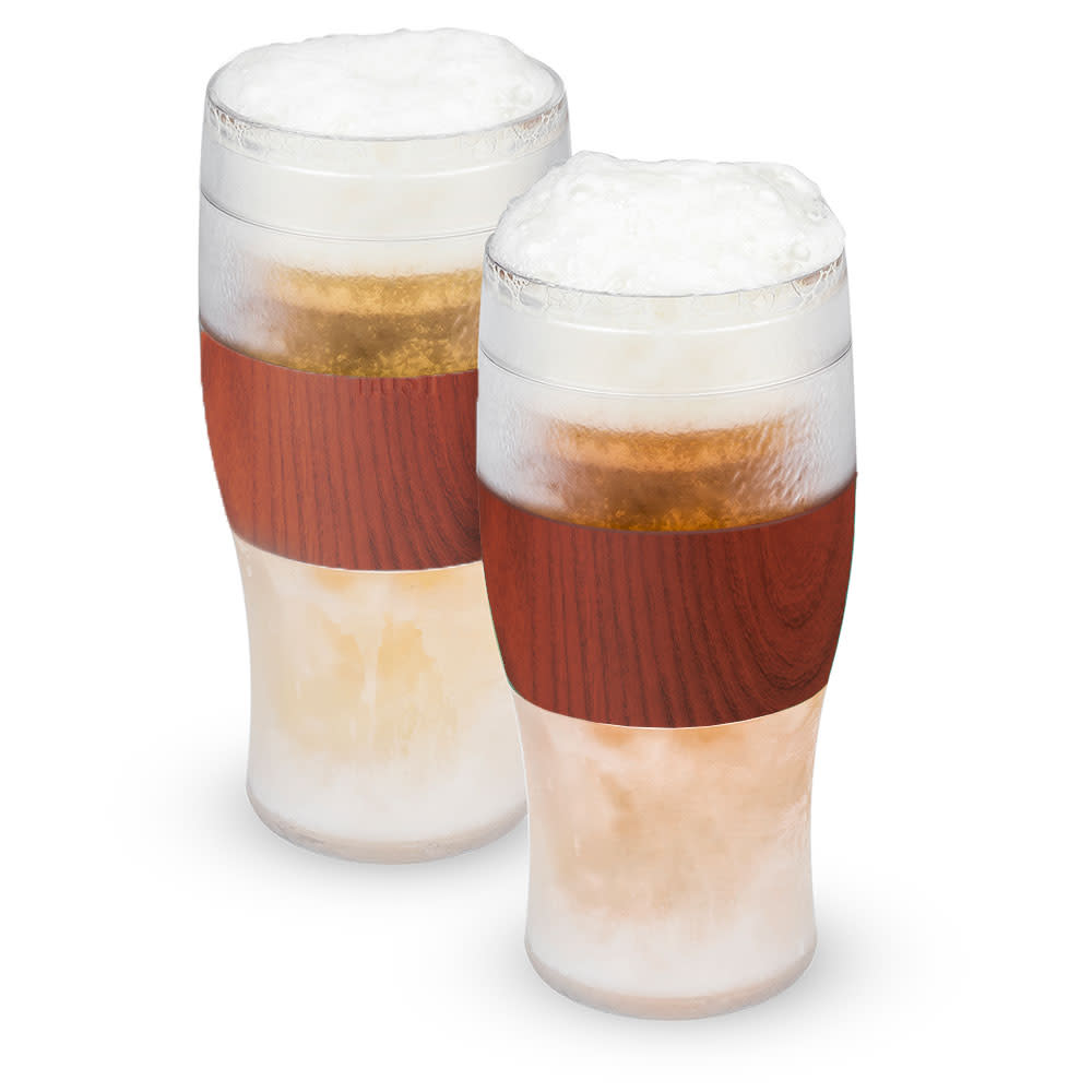 Beer FREEZE™ in Wood, Set of 2 - MaisonBeach