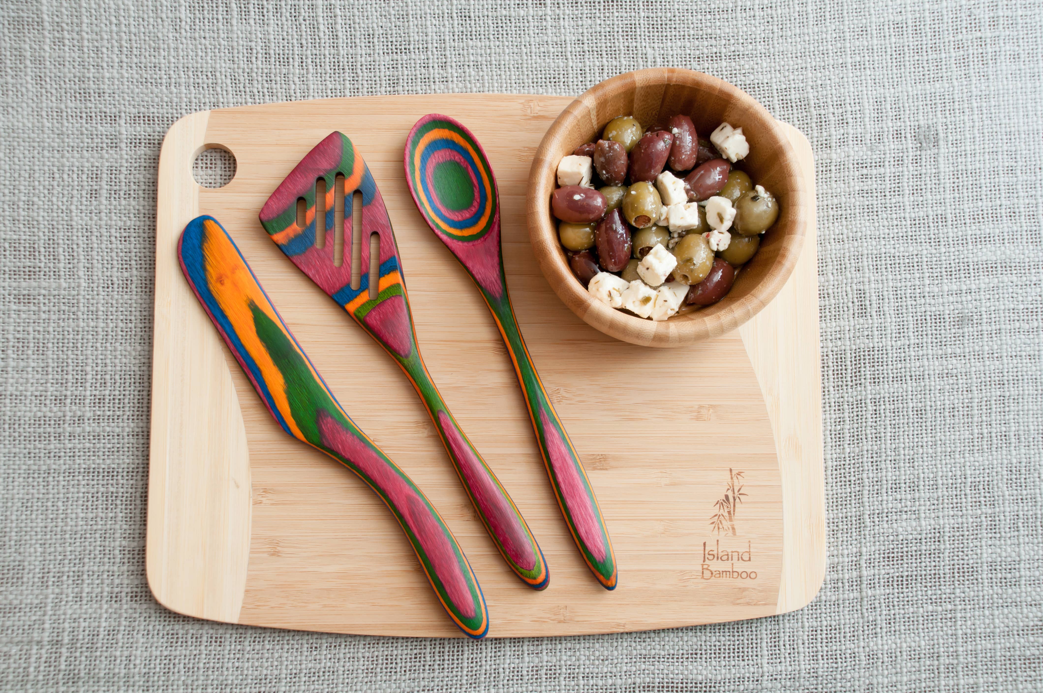 8" Rainbow Pakka Mini Slotted Spatula - MaisonBeach