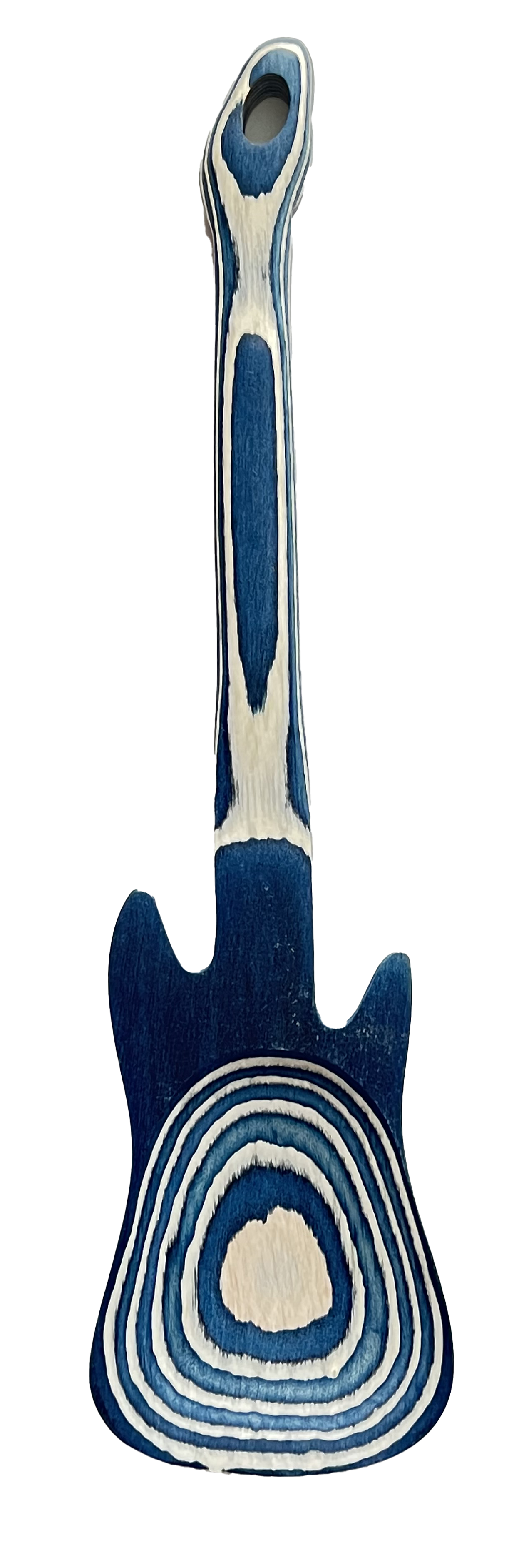 Island Bamboo - 12" Blue Pakka Guitar Spoon - MaisonBeach