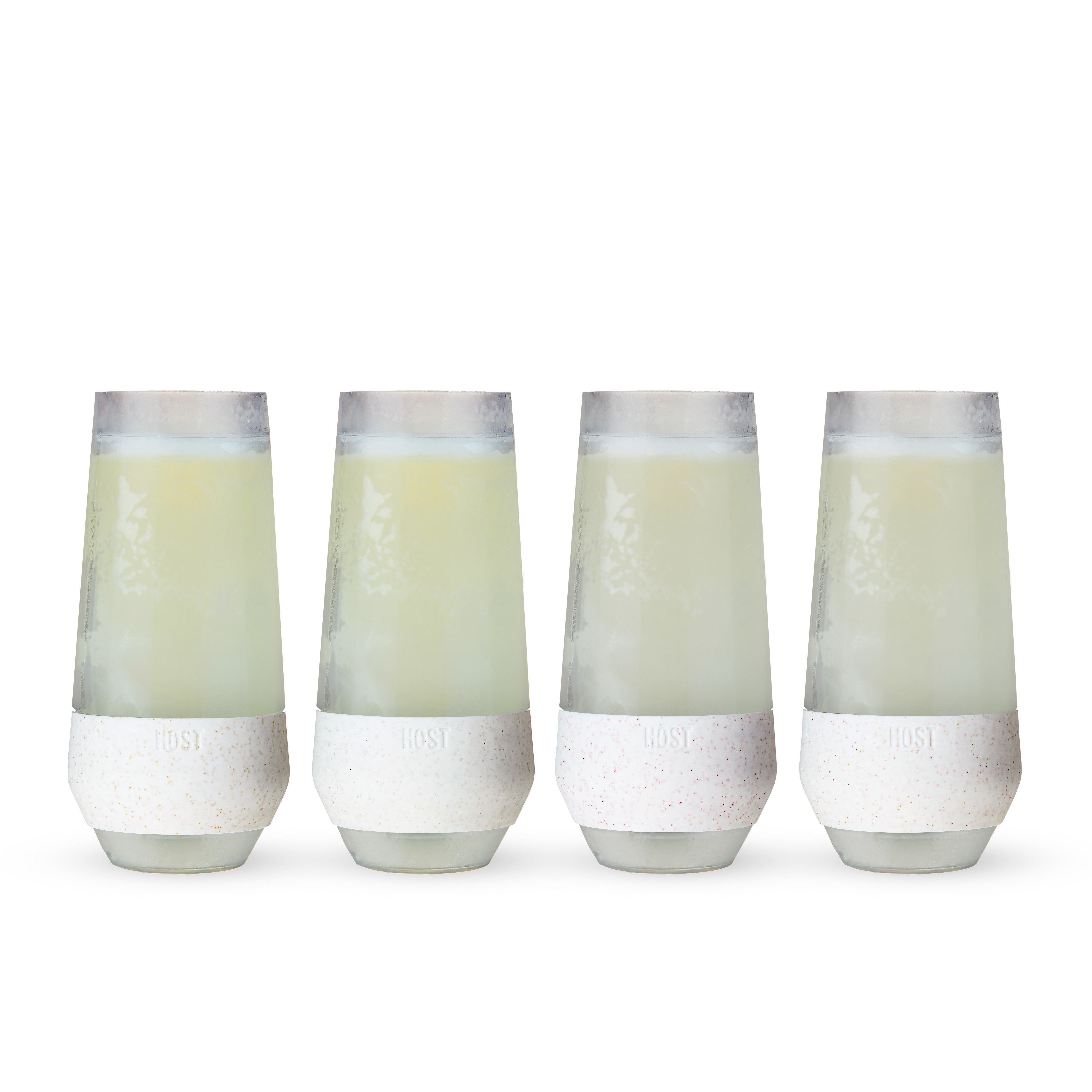 Champagne FREEZE™ in Glitter, Set of 4 - MaisonBeach